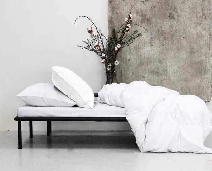 omhu Sengetøj Percale OMHU Percale Sengetøj i Hvid, B140 x L200 cm, 2