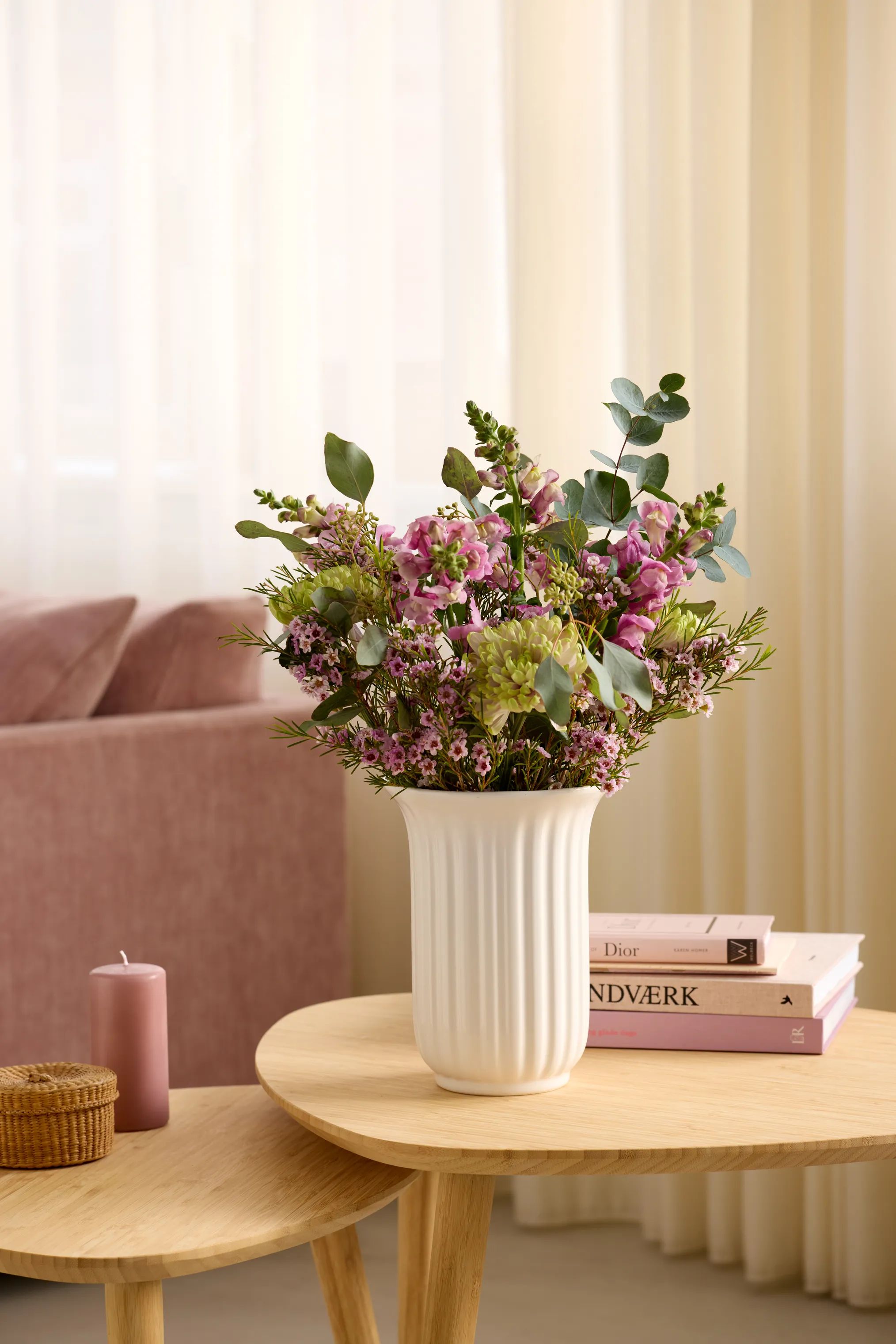 erik bagger a/s Vaser Eslau Tulip Vase i Hvid, 2