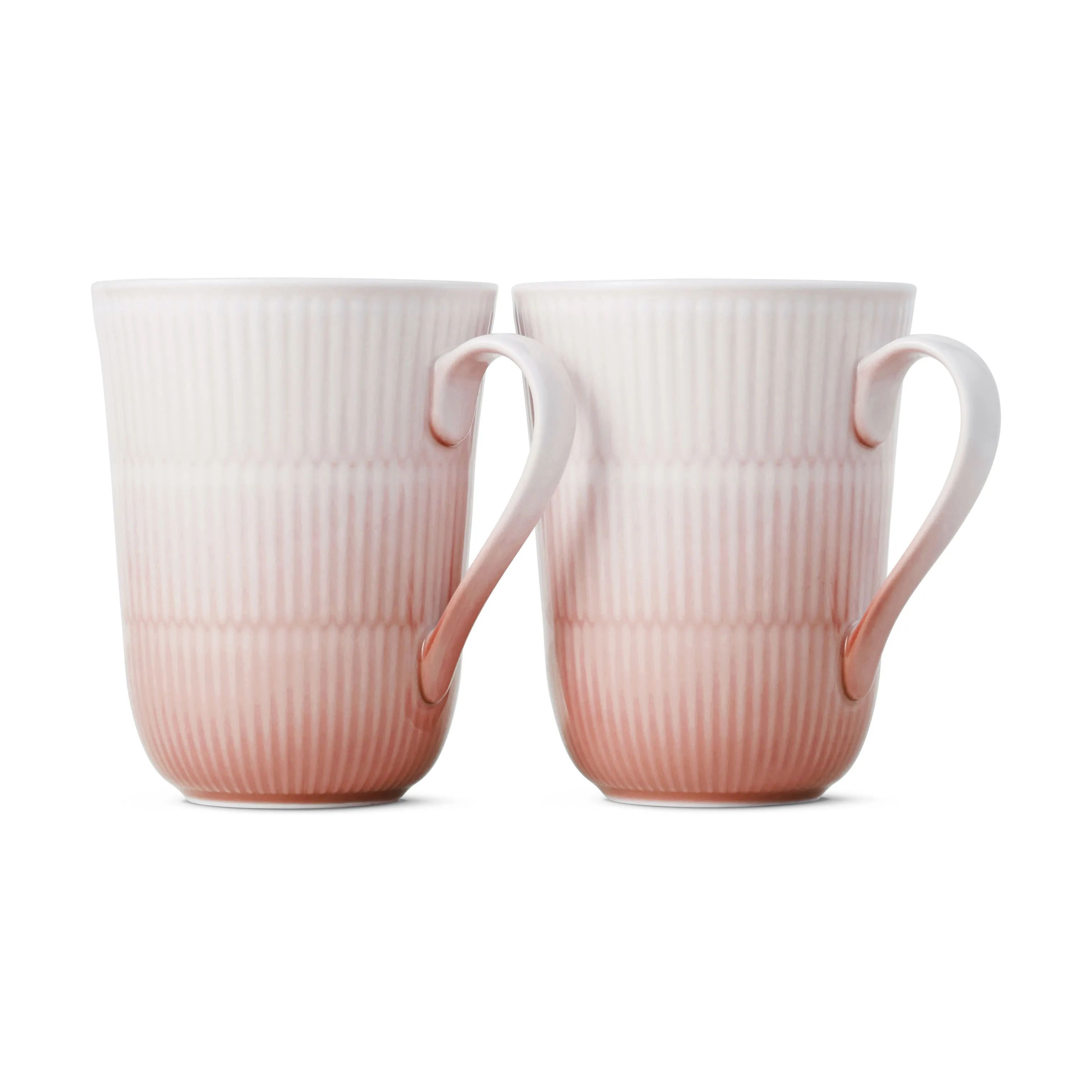 Royal Copenhagen Krus og kopper med hank Iris Krus - 2 stk. i Koral, 1