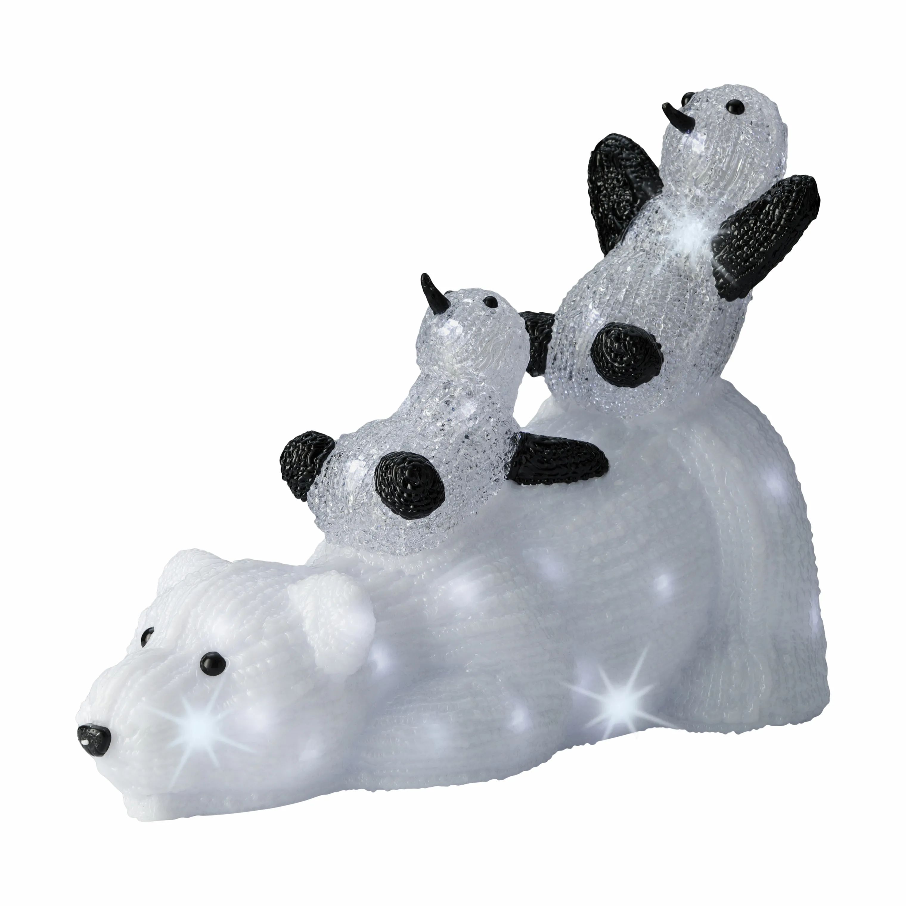 Casa Christmas Lysdekoration LED-figur - Isbjørn i 33 cm, 1