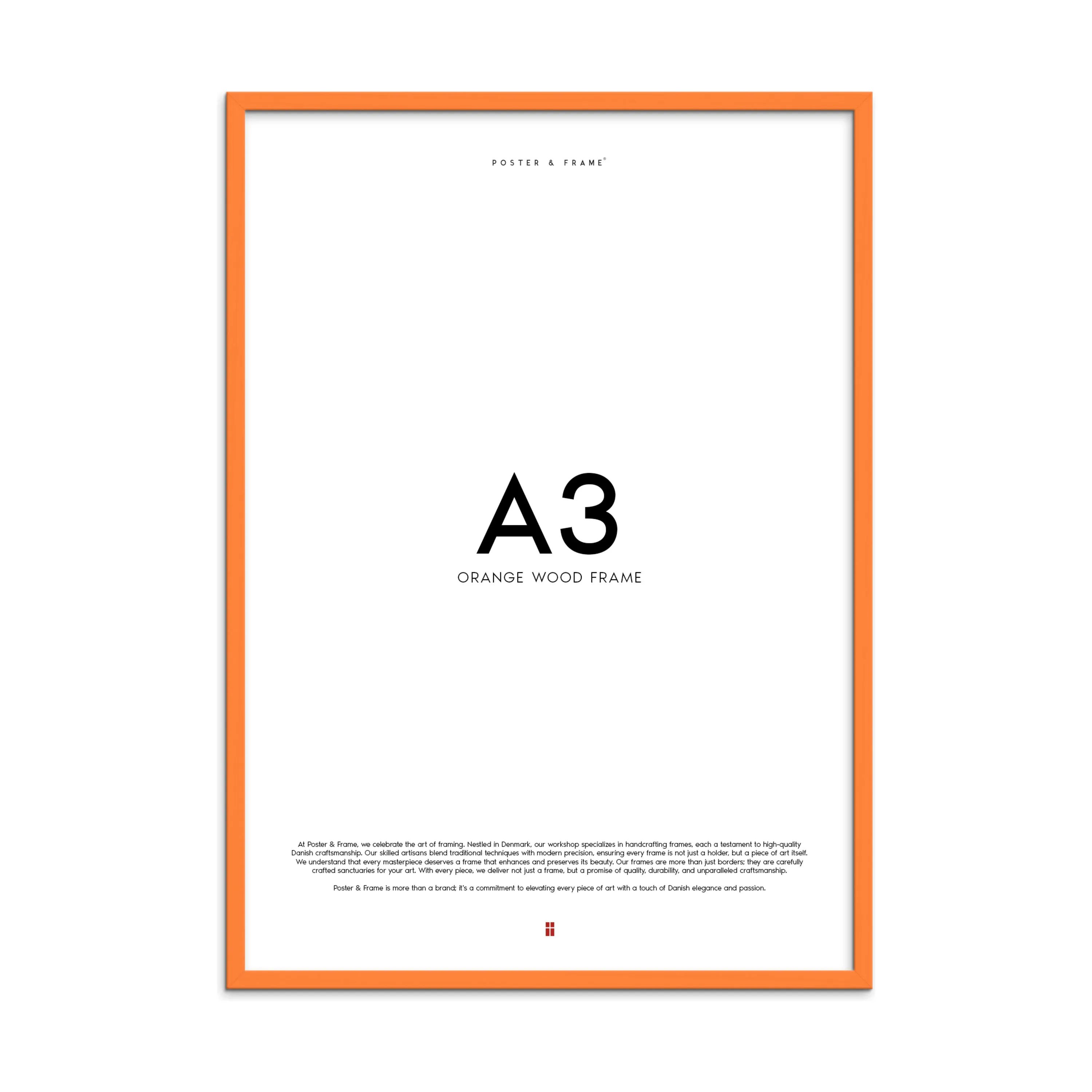 Poster&Frame Billedrammer Billedramme i Orange, 1
