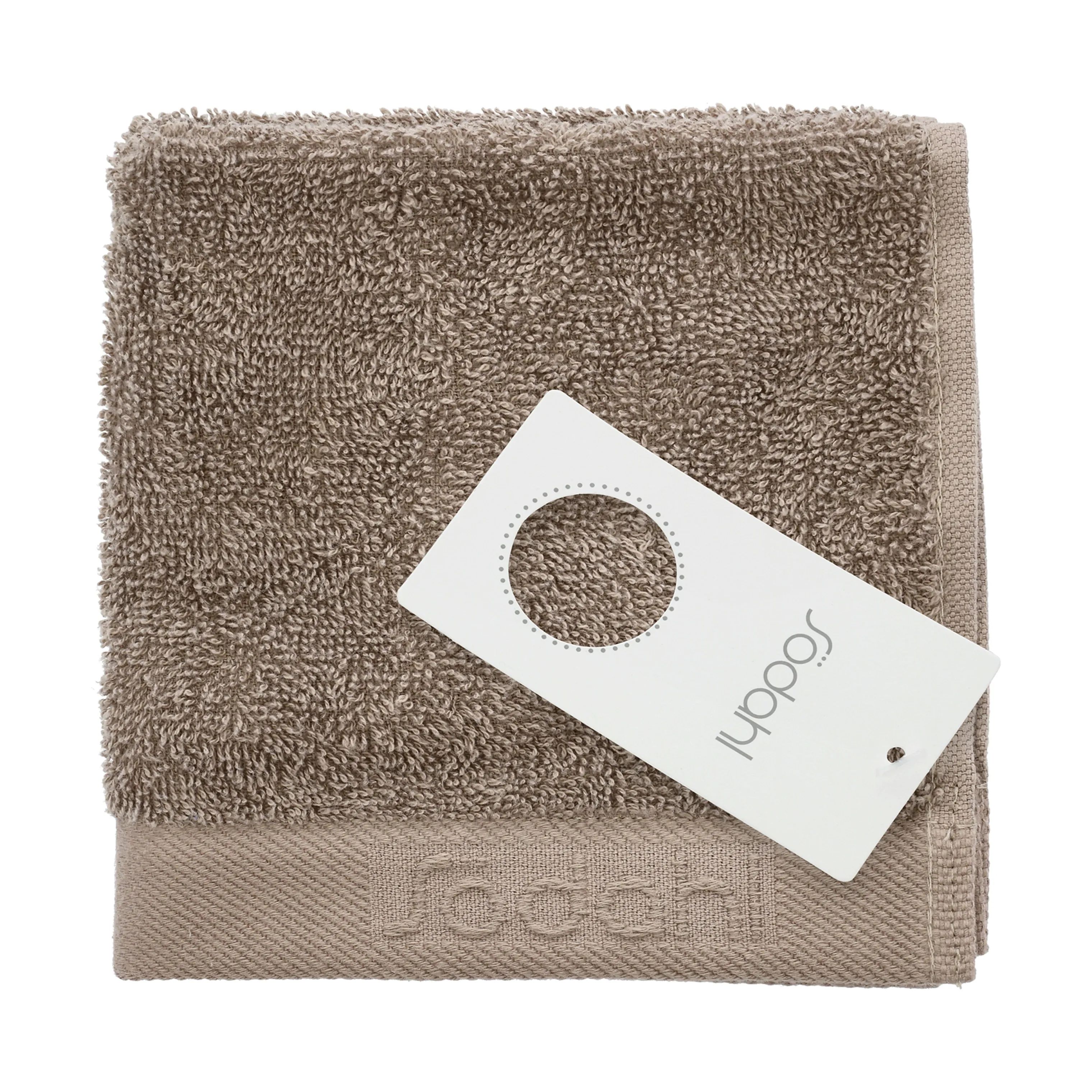 Södahl Vaskeklude Organic Comfort Vaskeklud i Taupe 2, 3