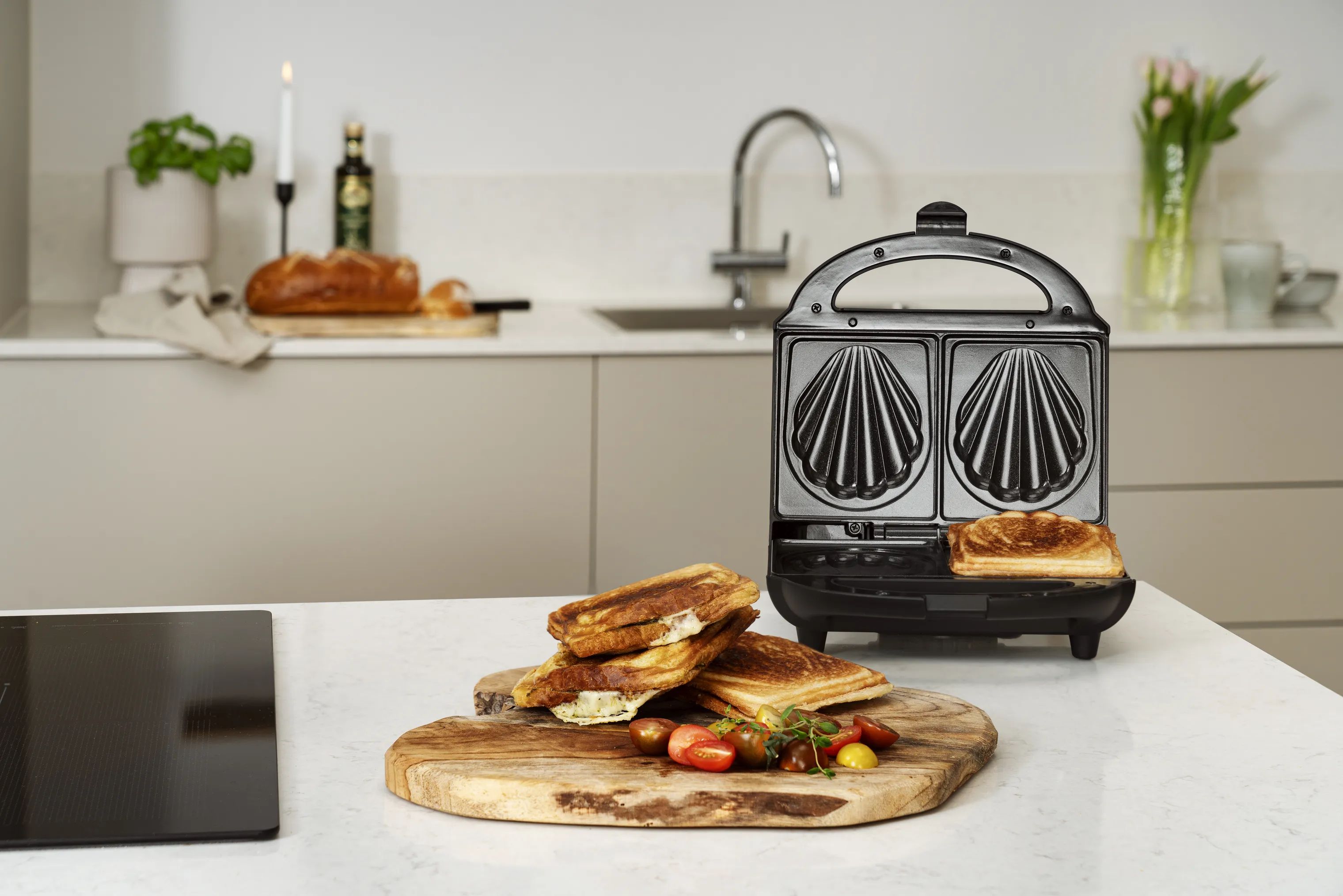 OBH Nordica Toastere Sandwichtoaster Toasty i Sort, 2