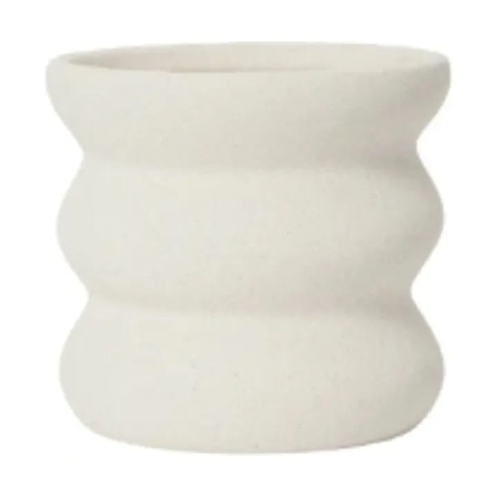 Broste Copenhagen Urtepotteskjulere Minna Urtepotte i Hvid , 12 cm, 1