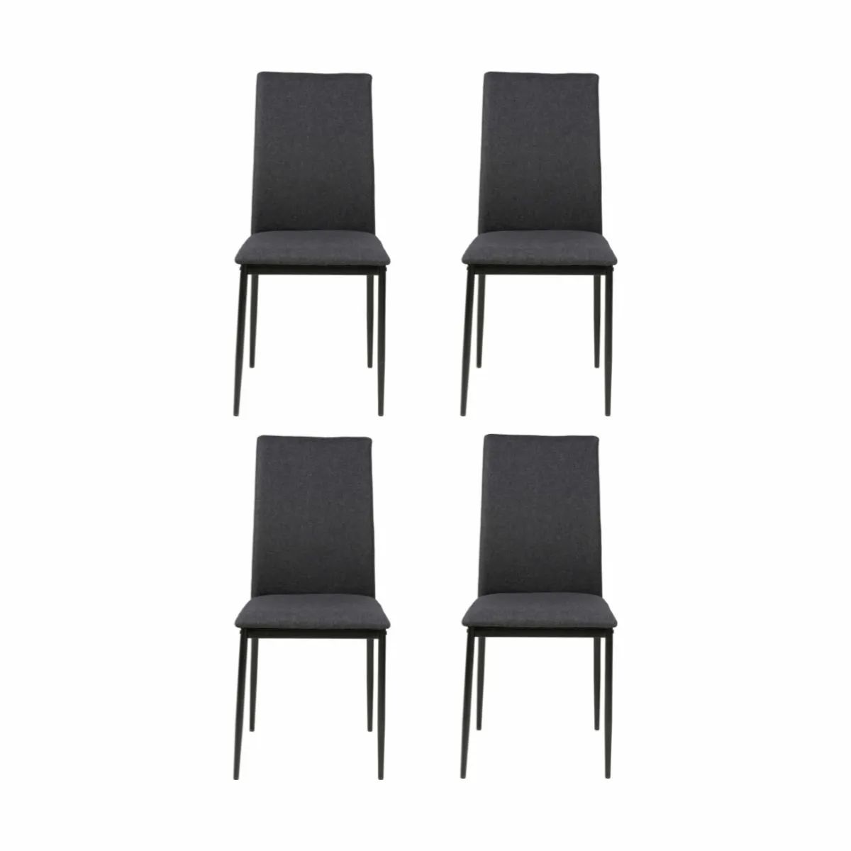 CASA Living Spisebordsstole Demina Spisebordsstol - 4 stk. i Grå, 1