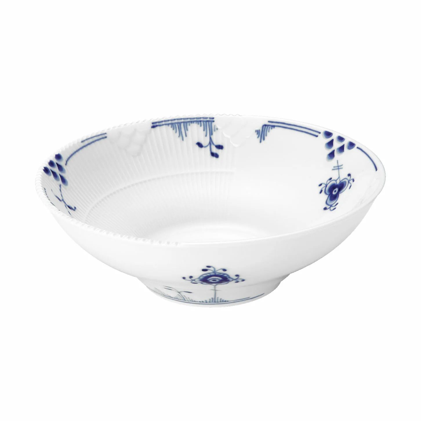 Royal Copenhagen Skåle Blå Elements Skål i Koboltblå/hvid, 18 cm, 1