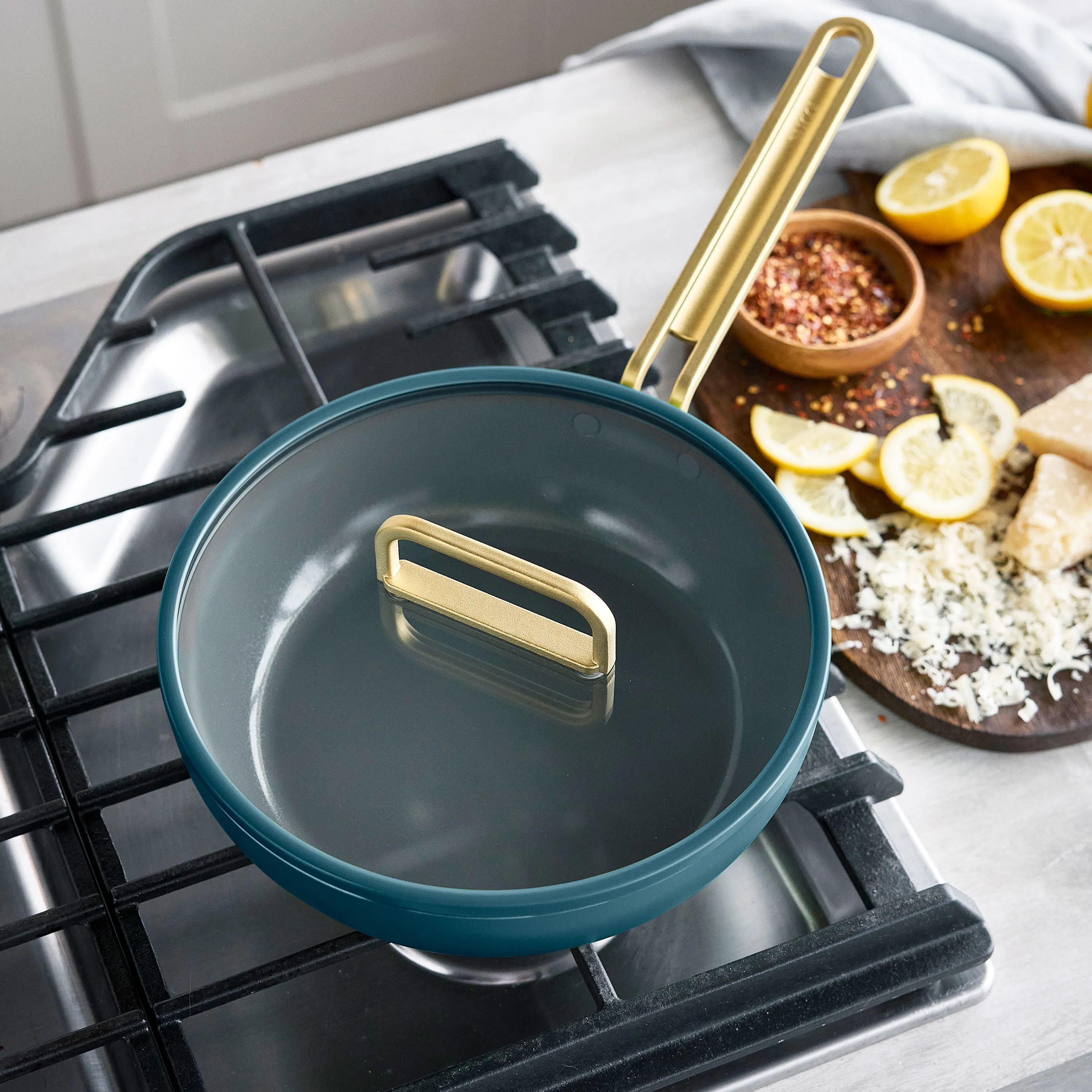 Greenpan Stegepander Tucci Stegepande i Venetian Teal, 3