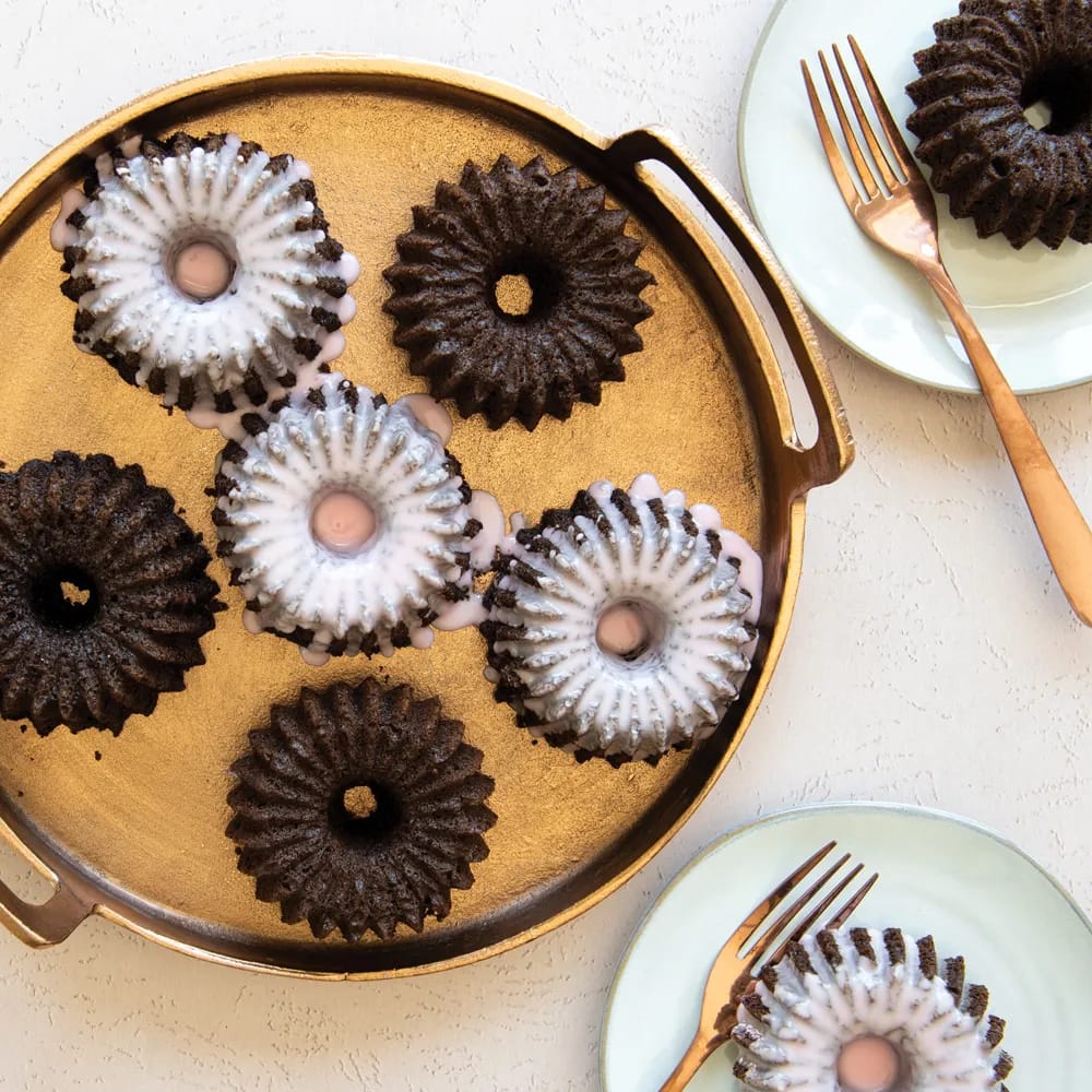 Nordic Ware Øvrige bageforme Brilliance Bundlette Donutform i Guldfarvet, 2