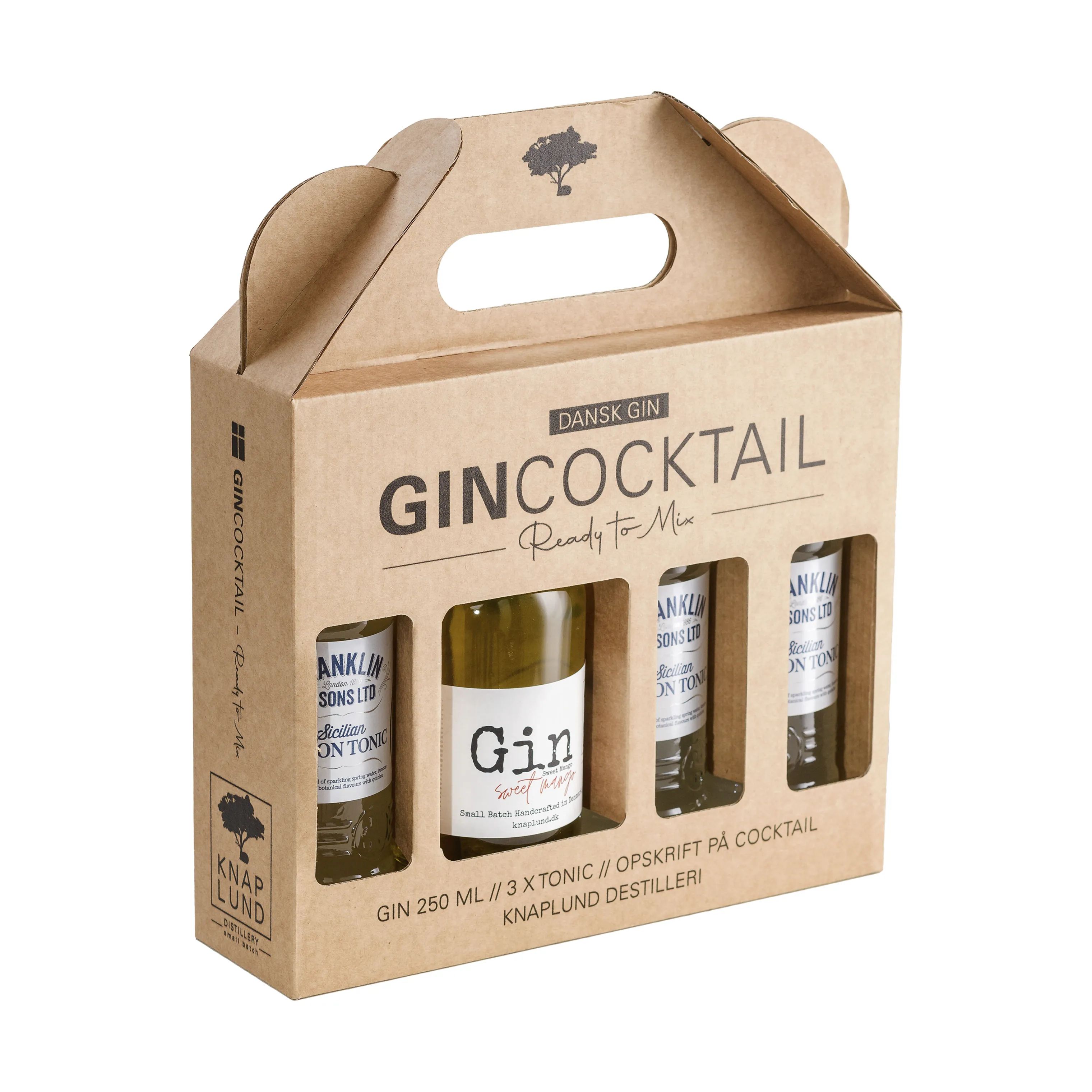 Knaplund Spiritus Ready To Mix Gincocktail Mango Smash - 4 dele i Mango Smash - 850 ml, 1