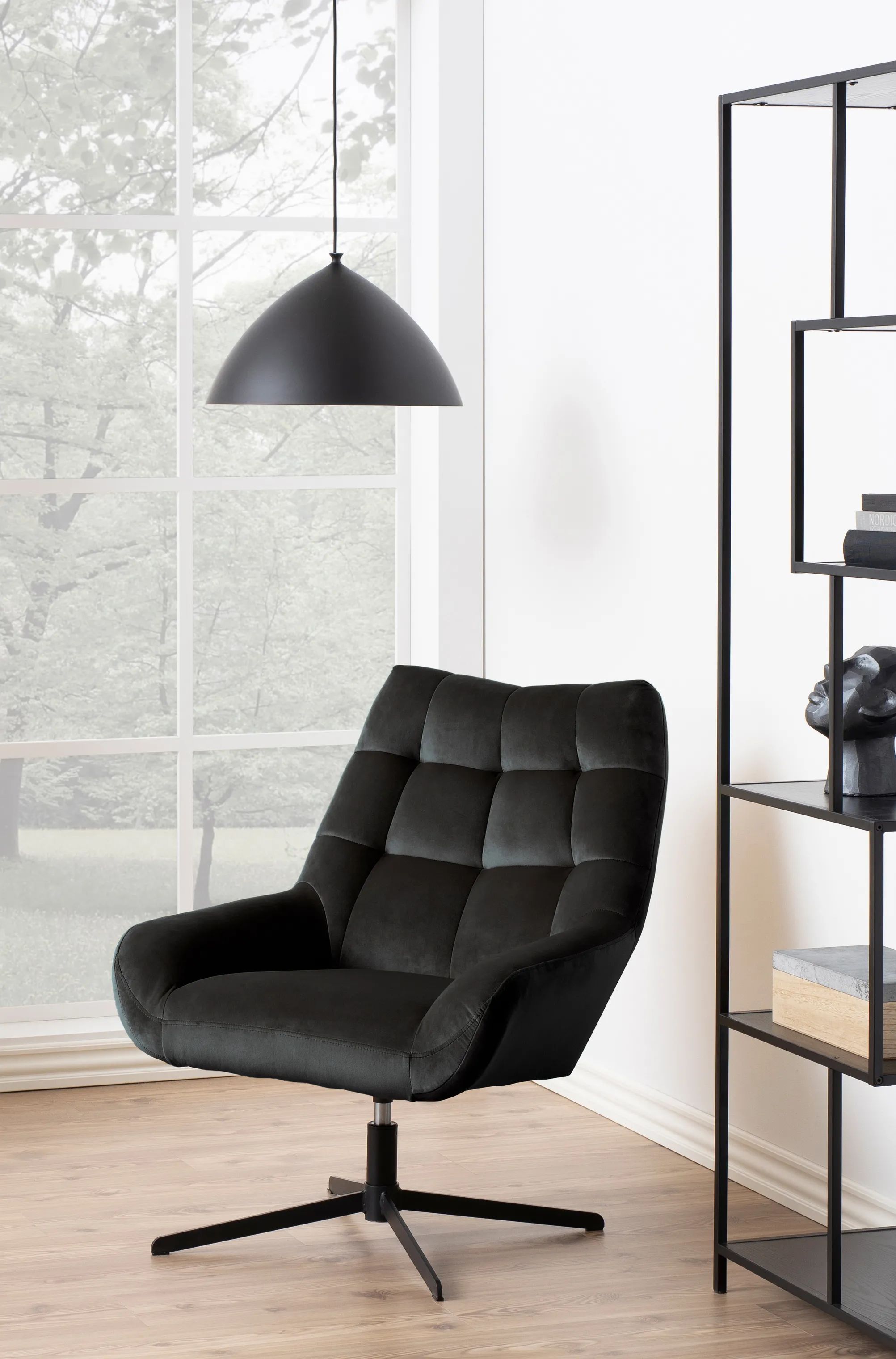 CASA Living Lænestole Paris Stol i Gråbrun/sort, 2
