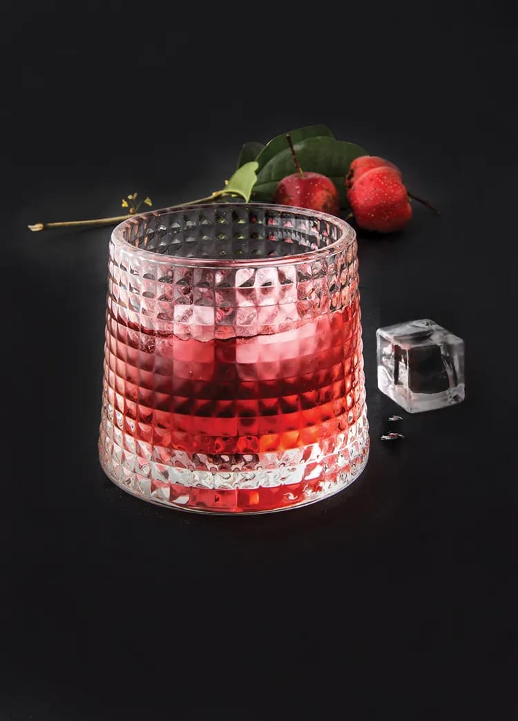 La Rochère Lowball glas Blossom Whiskeyglas - 4 stk. i Klar, 3