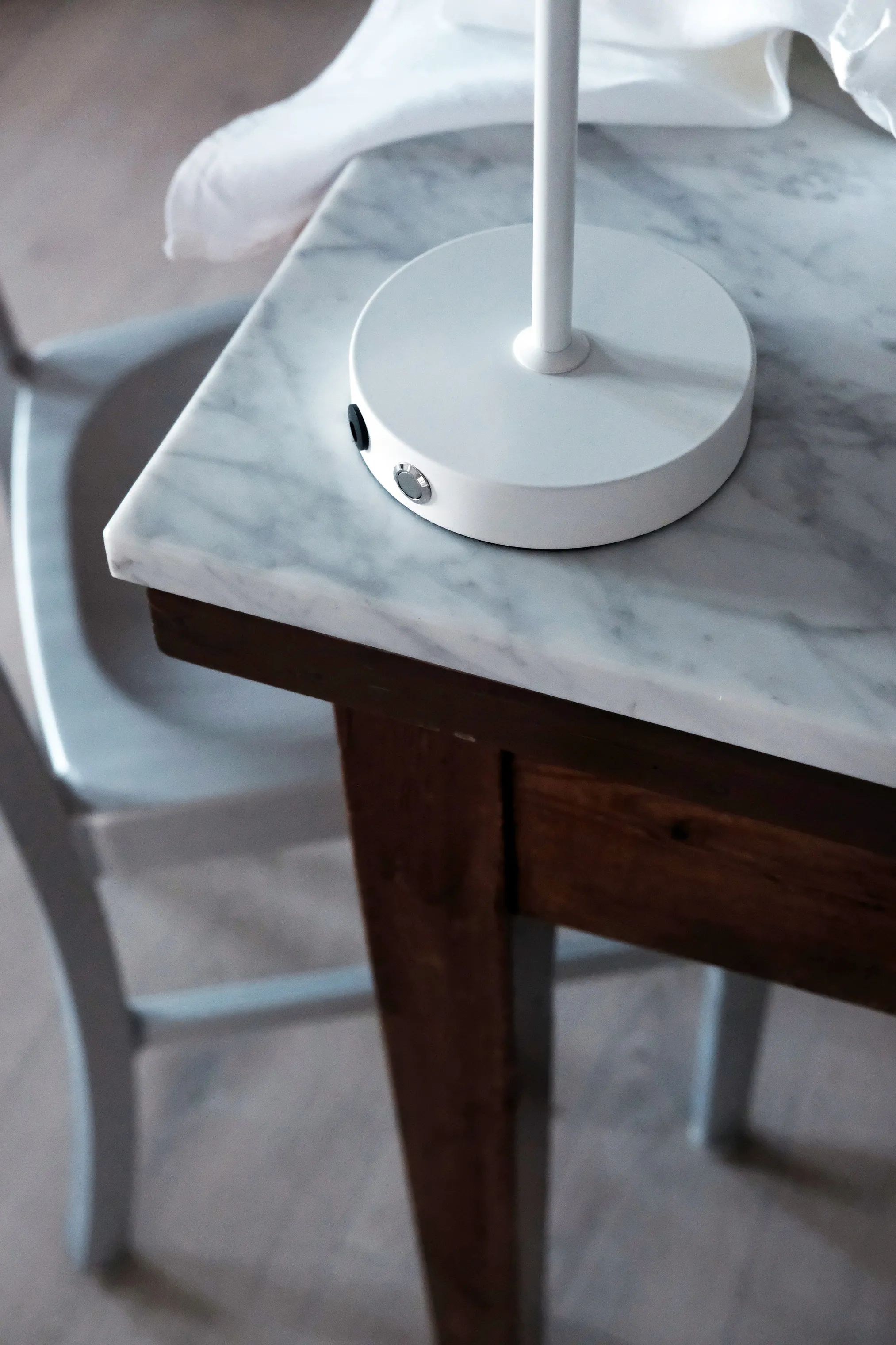 Dyberg Larsen Bordlamper Roma Bordlampe i Mat hvid, 3