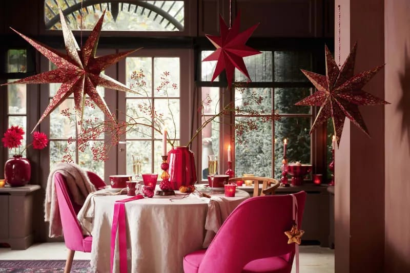 PIP Studio Juleophæng Christmas Julestjerne i Mørkerød, 3