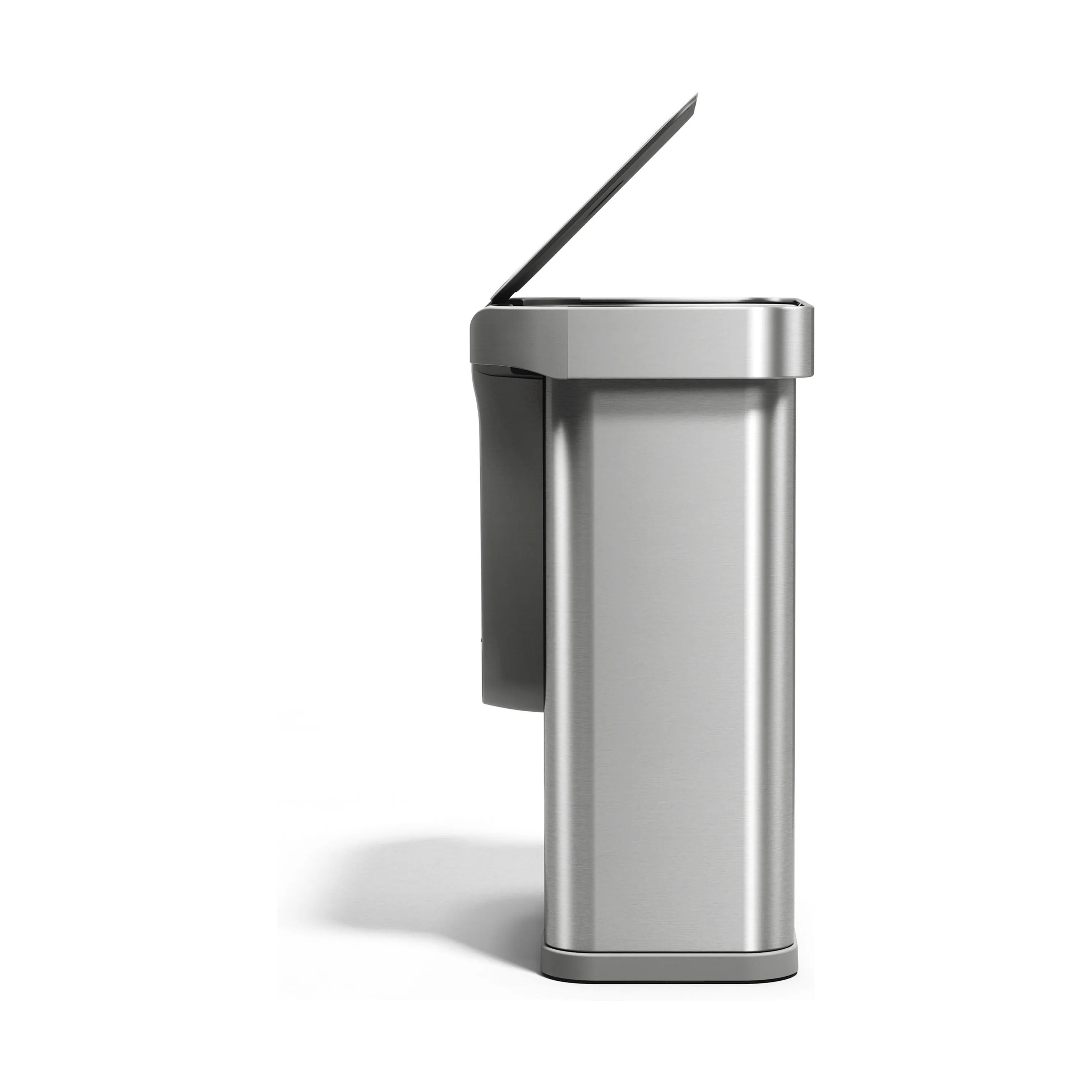 Simplehuman Spande uden pedal Affaldsspand i Børstet stål, 4