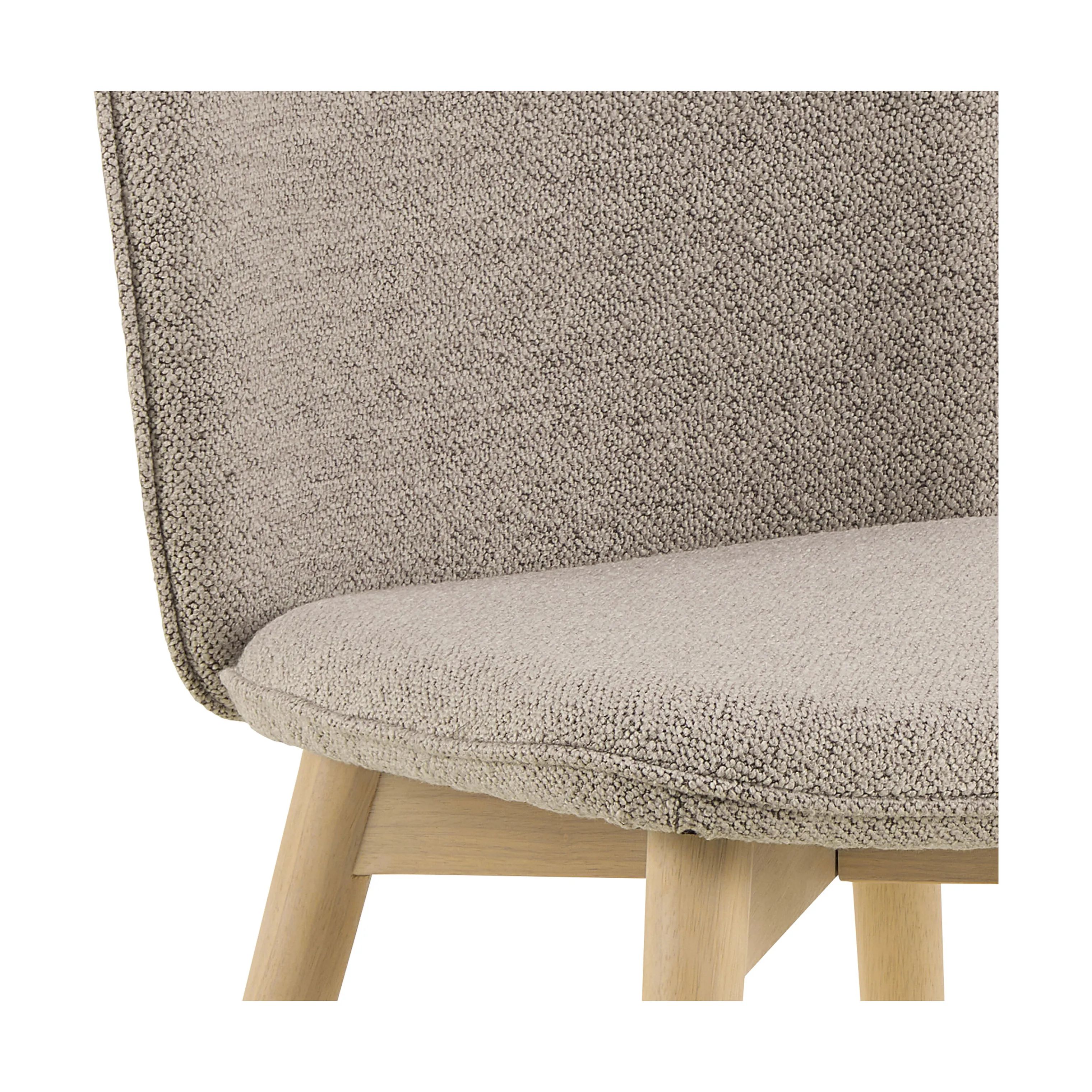 CASA Living Spisebordsstole Cindy Spisebordsstol - 2 stk i Beige/hvidpigmenteret, 5