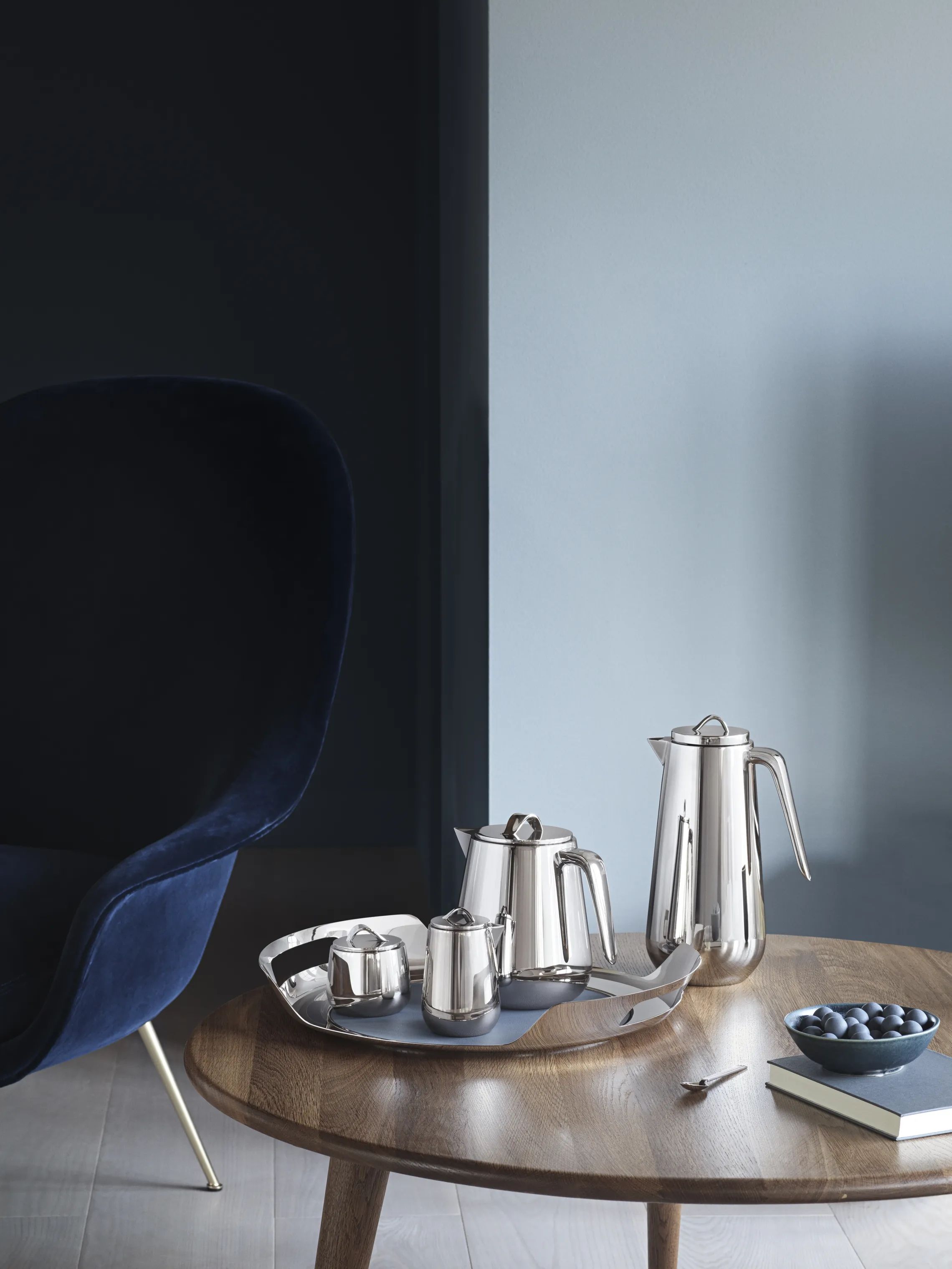 Georg Jensen Sukkerskåle Helix Sukkerskål i Sølvfarvet, 2