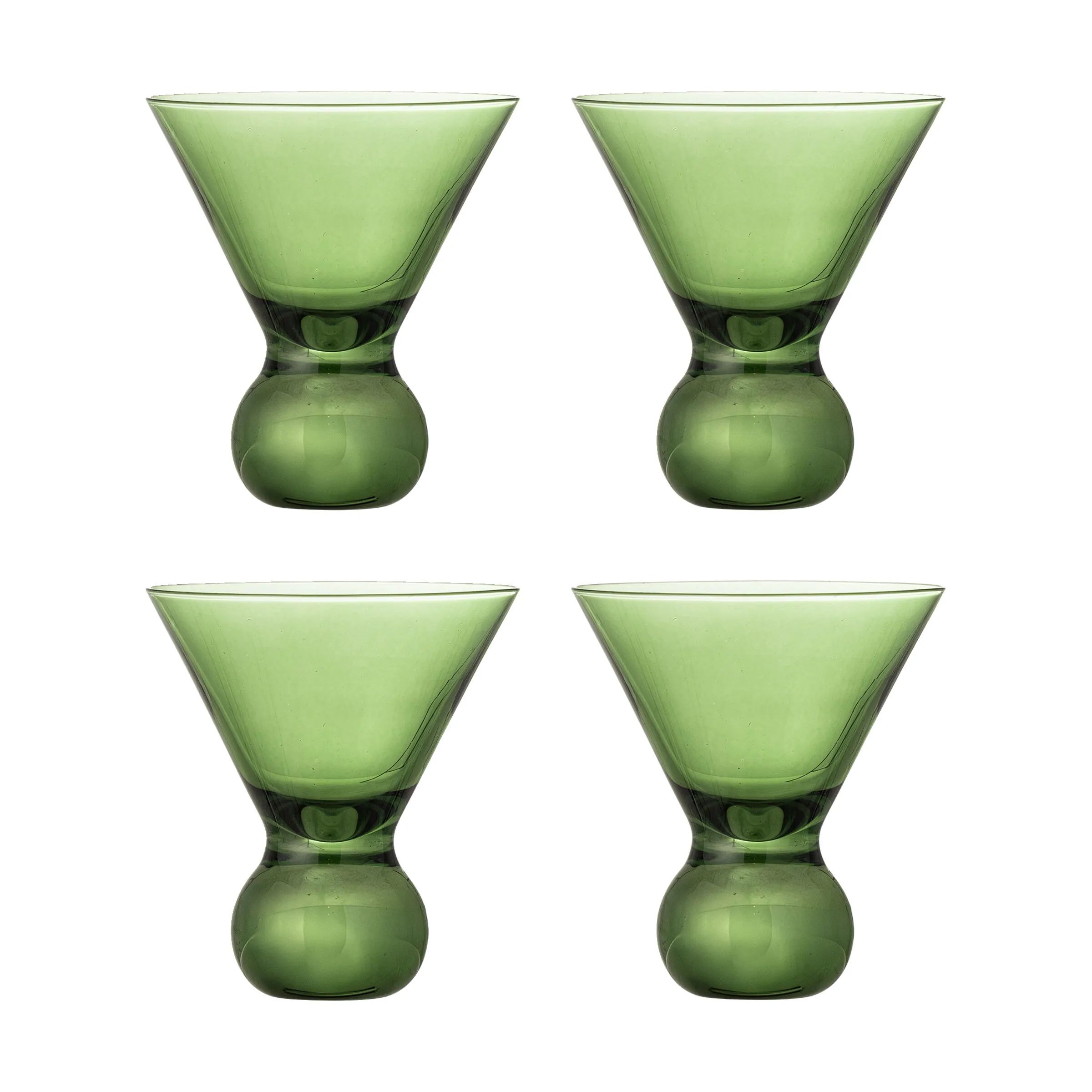Bloomingville Cocktailglas Corliss Cocktailglas - 4 stk. i Green, 1