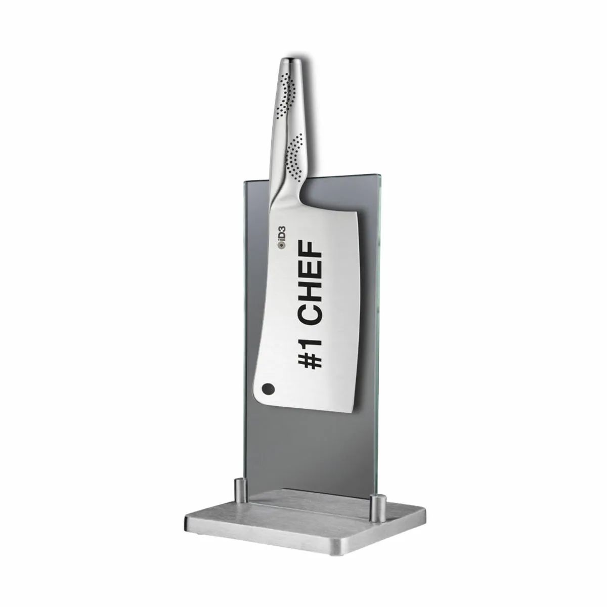 THE CUSTOM CHEF™ Knivblokke The Custom Chef Icon Cuisine::pro® Knivholder i sølvfarvet, 2