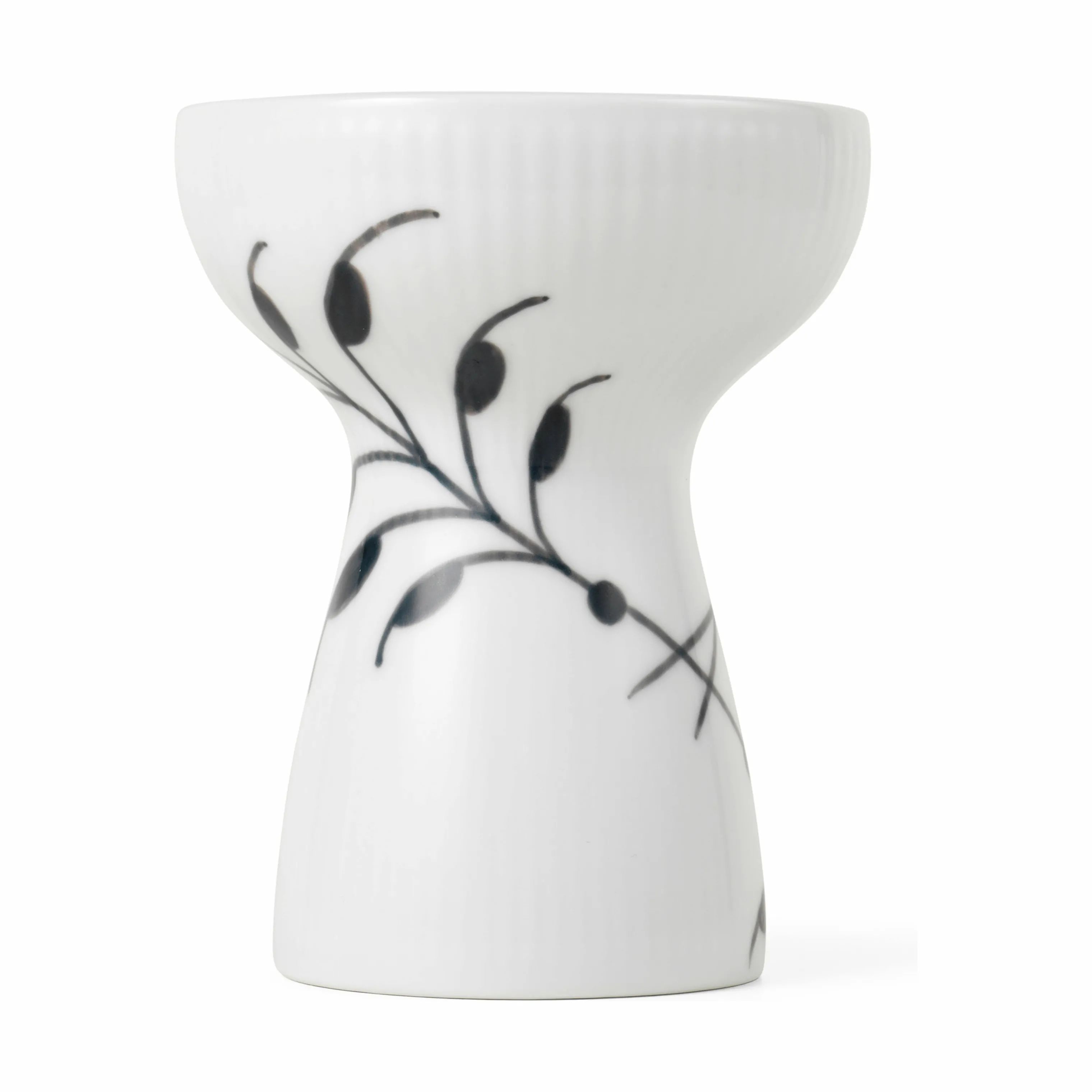 Royal Copenhagen Vaser Sort Mega Riflet Vase i 11 cm, 1