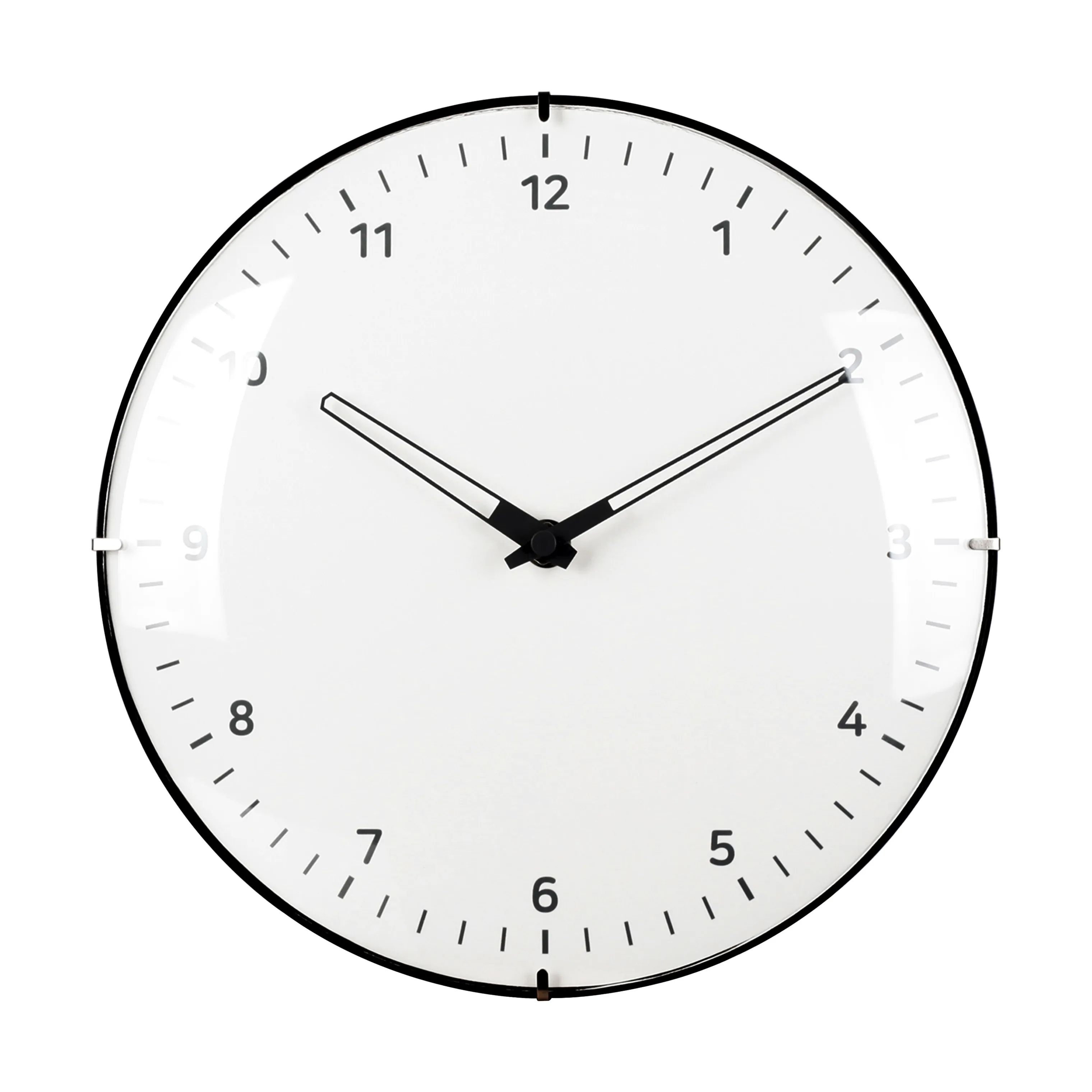 CASA Living Vægure Vægur i Hvid/sort, 25 cm, 1
