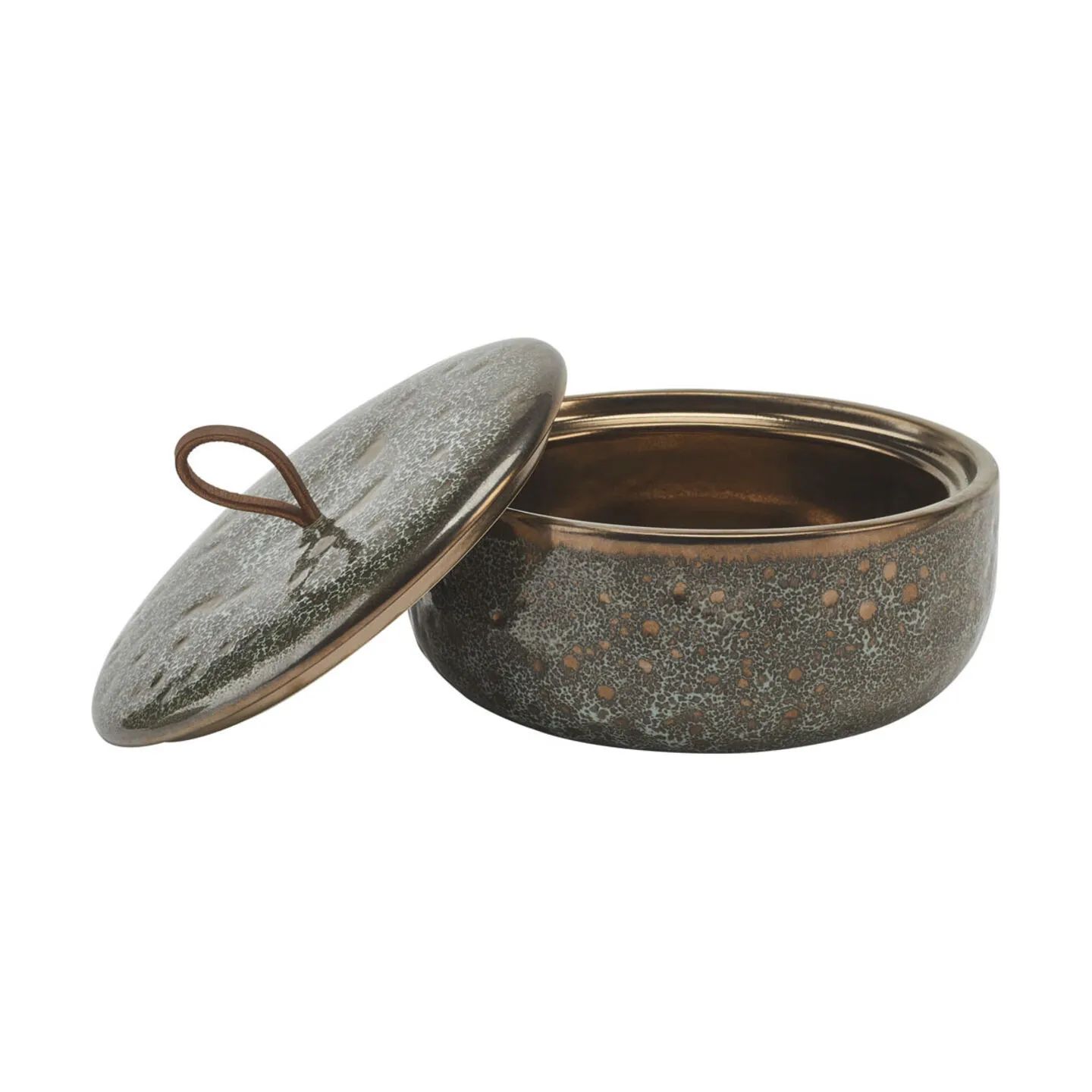 Aquanova Tilbehør til bad Ugo Skål med låg i Vintage bronze, 2