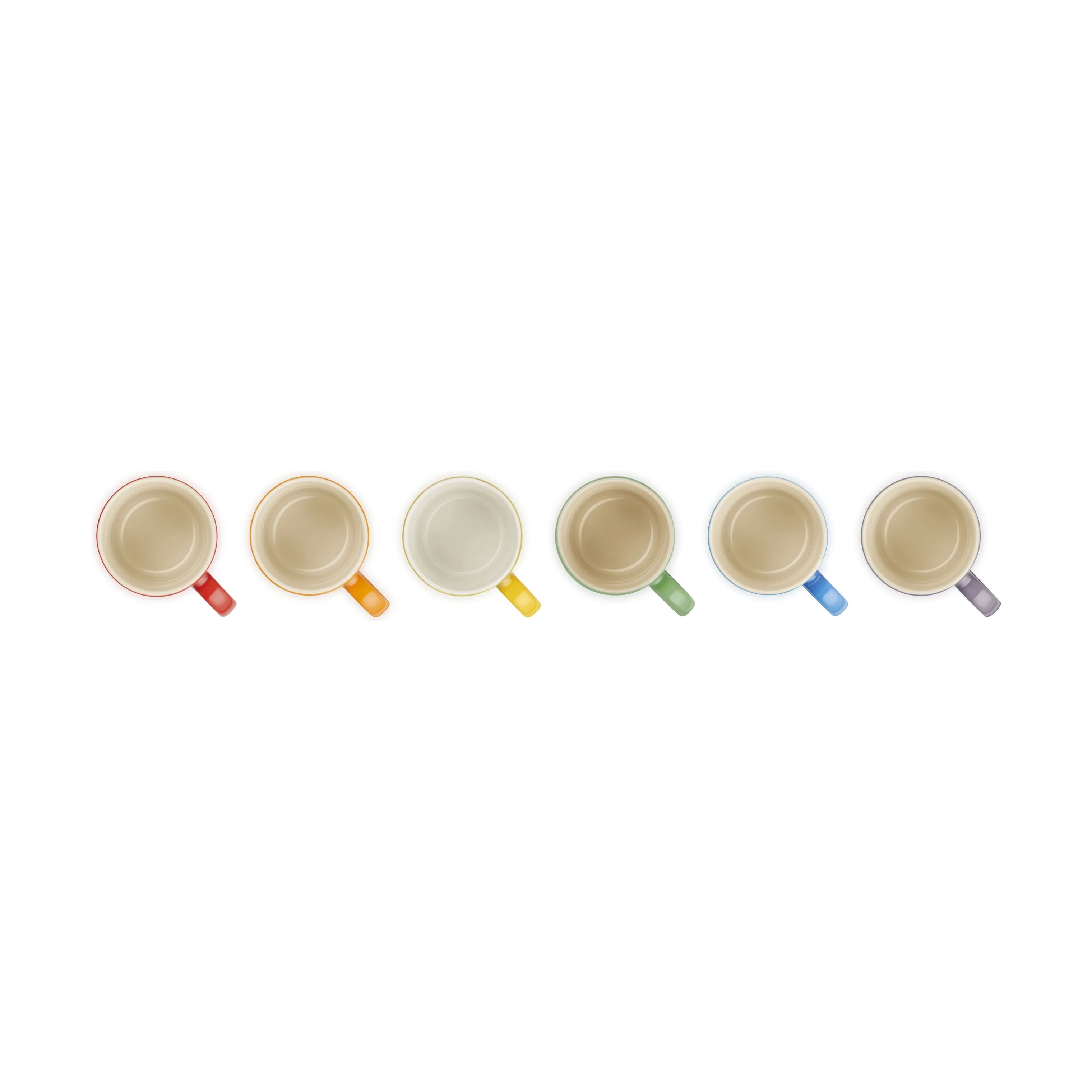 Le Creuset Espressokopper Rainbow Espressokop - 6 stk. i Rainbow, 4