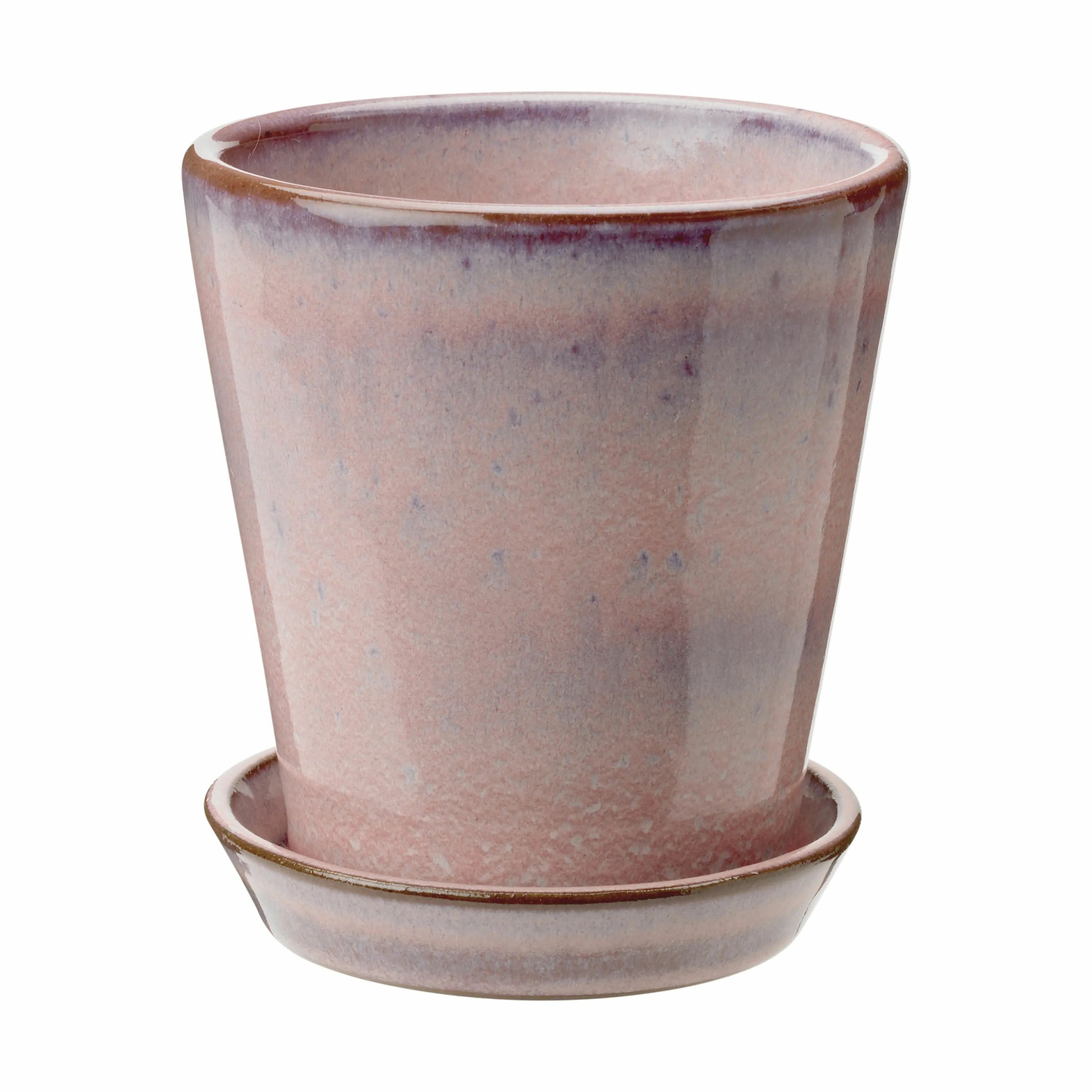 Knabstrup Keramik Urtepotteskjulere Dyrkningspotte i Rosa, 11 cm, 1