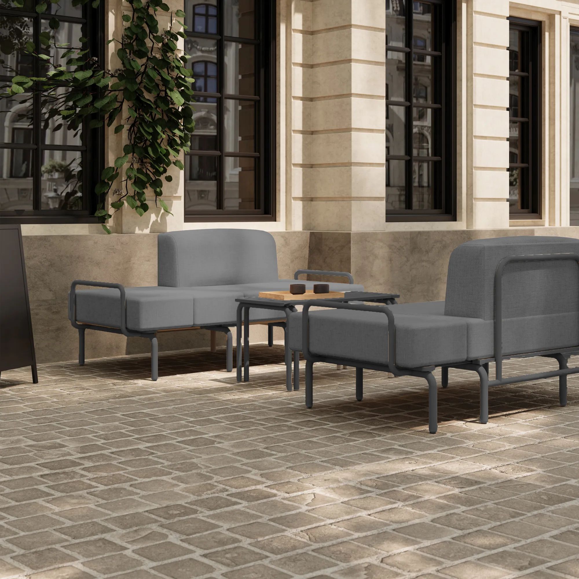 Mandalay Loungestole Ivy Loungestol i Antracit, 5