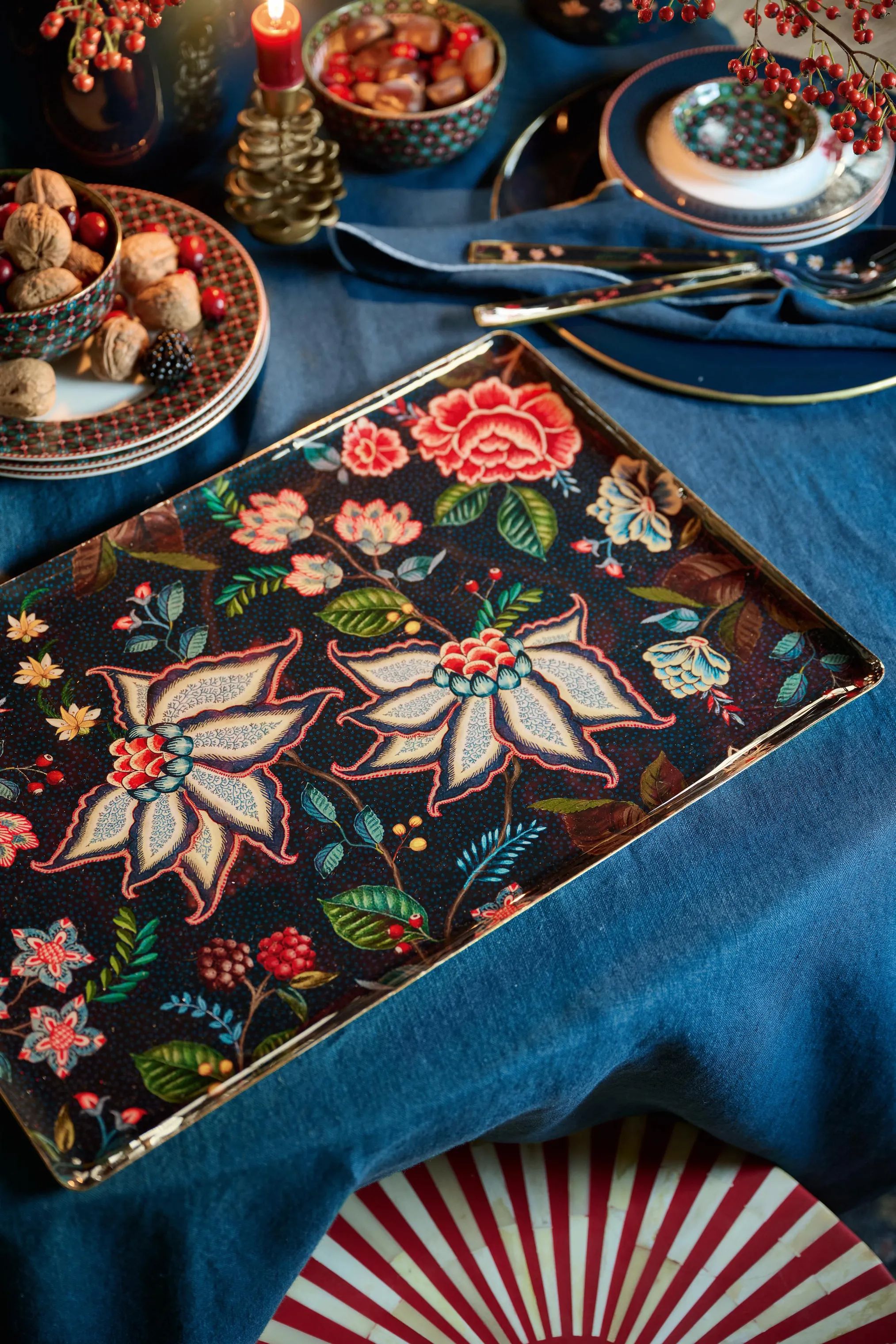 PIP Studio Bakker Berry Blues Bakke i B32 x L48 cm, 2