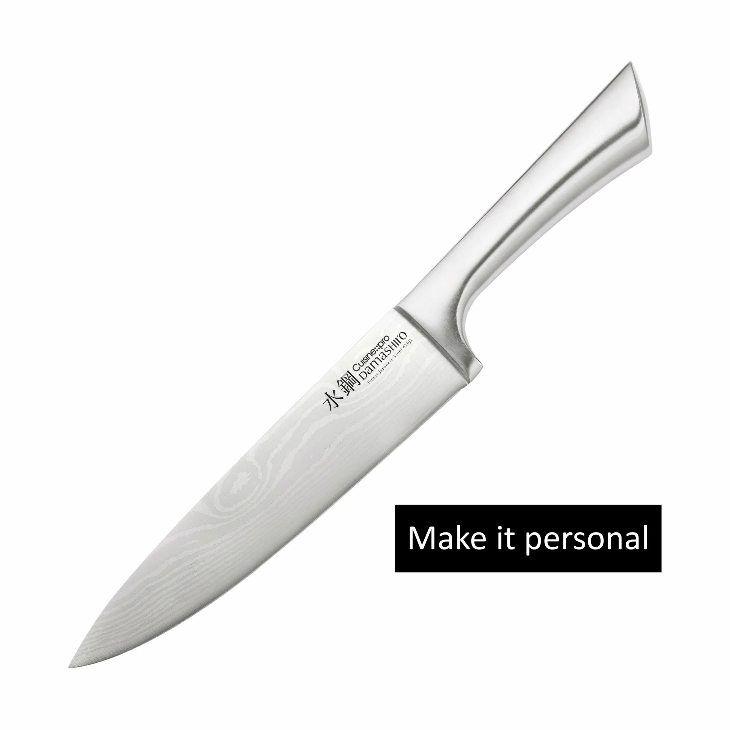 THE CUSTOM CHEF™ Kokkeknive Cuisine::pro®
Damashiro® Cuisine::pro Damashiro® Kokkekniv i Sølvfarvet, 20 cm, 1