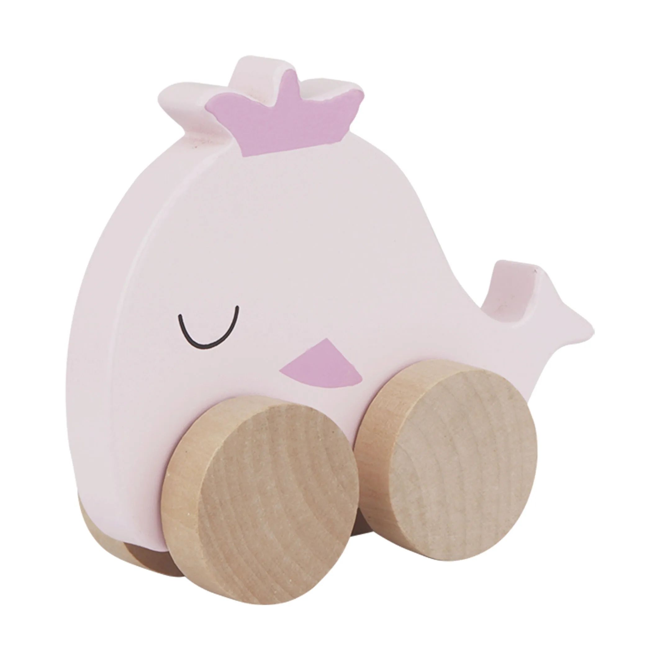 Barbo Toys Til børneværelset Barbo Baby Træk Dyr - Hval i Lyserød/natur, 3