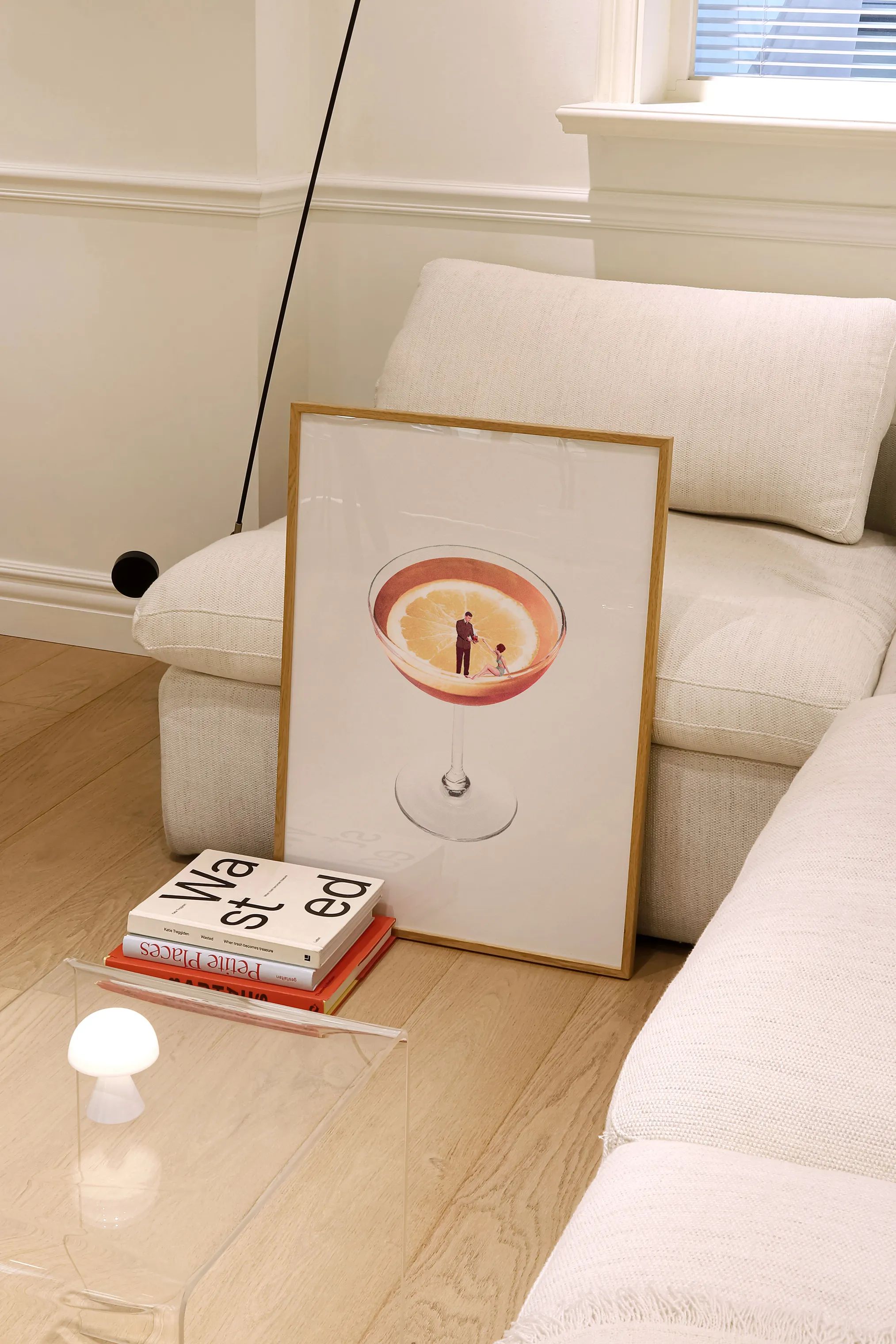 Poster&Frame Plakater Plakat - My drink needs a drink i Multifarvet, B30 x L40 cm, 2
