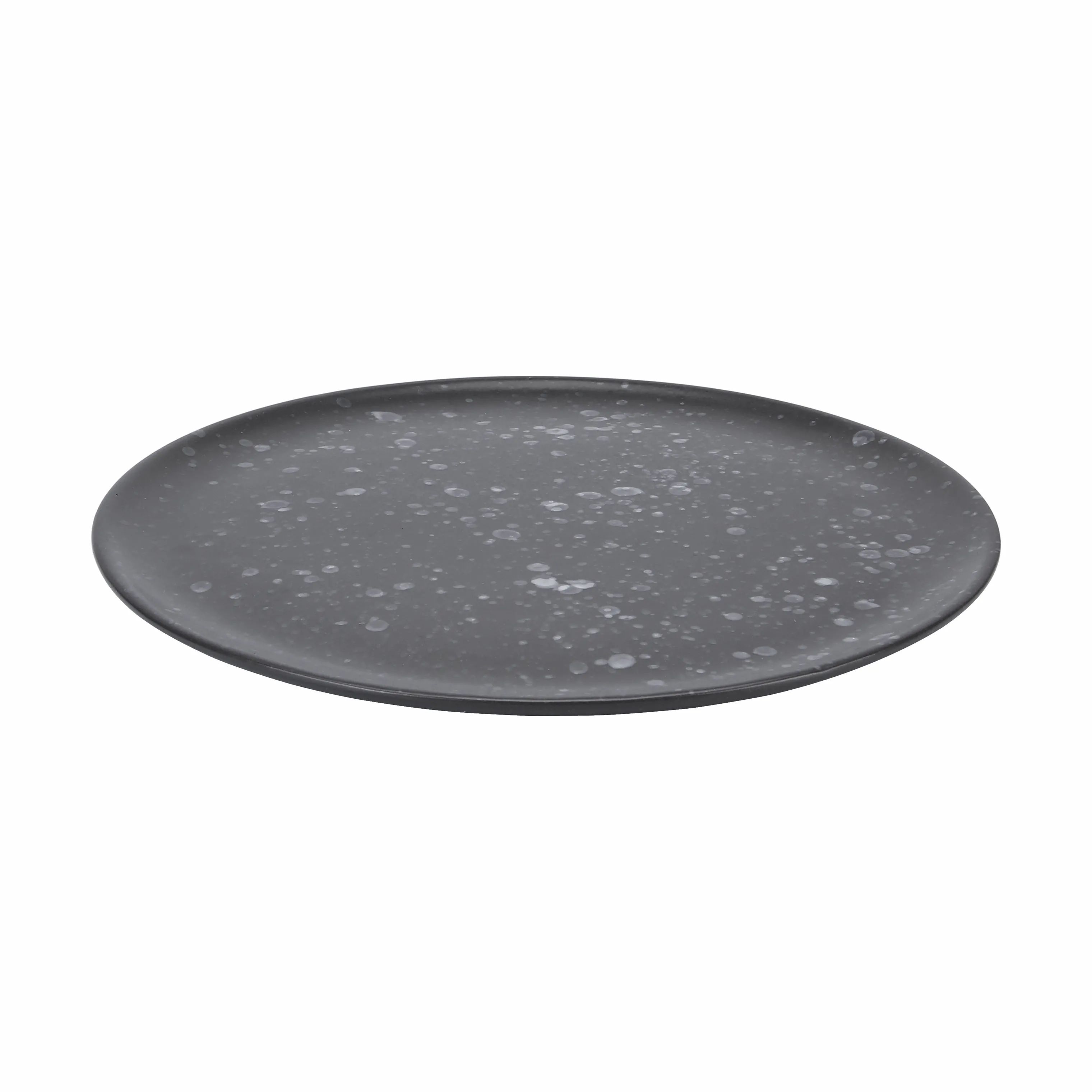 RAW by Aida Middagstallerkener Steaktallerken - Ø 28 cm - Stentøj - Sortspotted i Sort spotted, 4