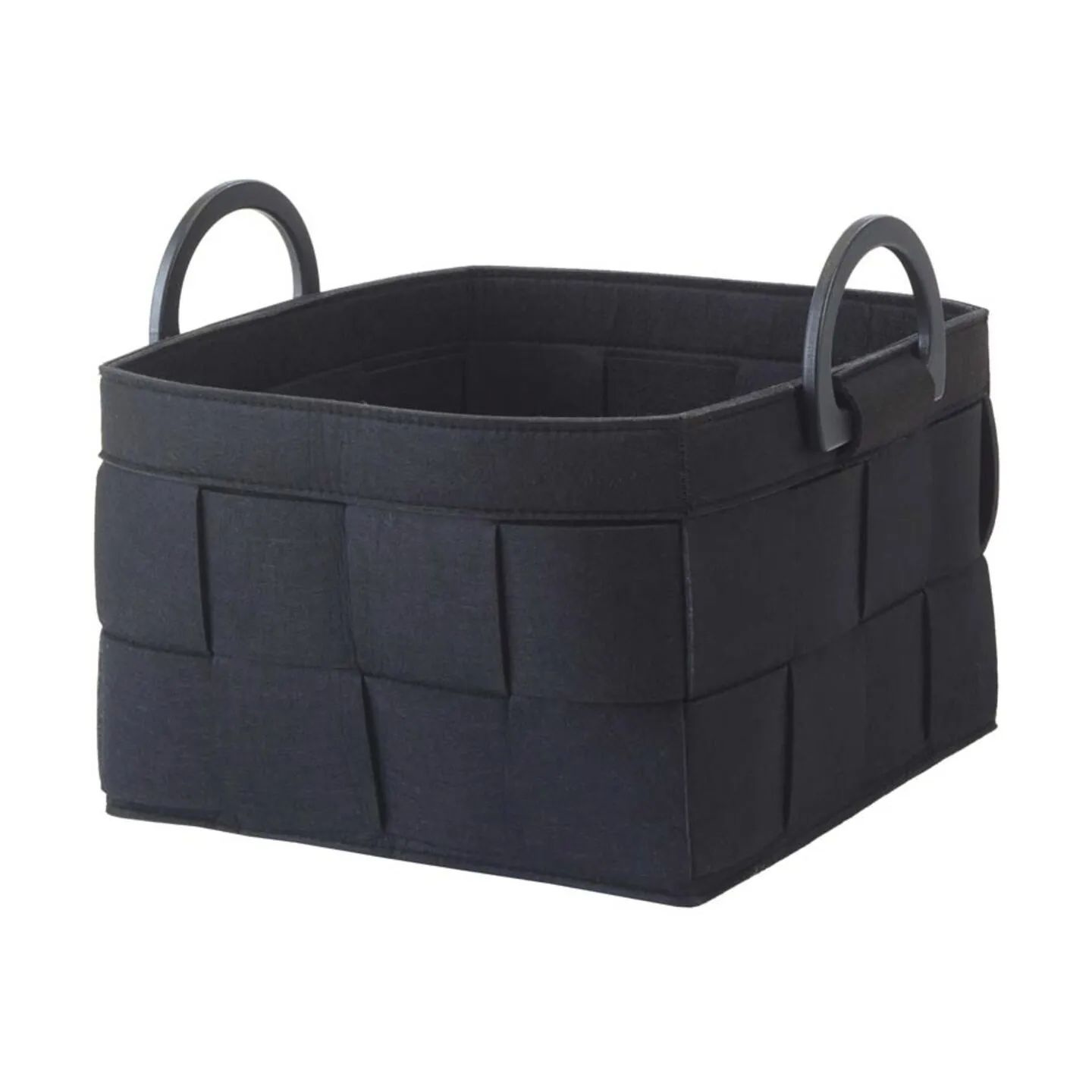 Aquanova Kurve Dix Opbevaringskurv i Sort, 23 cm, 1
