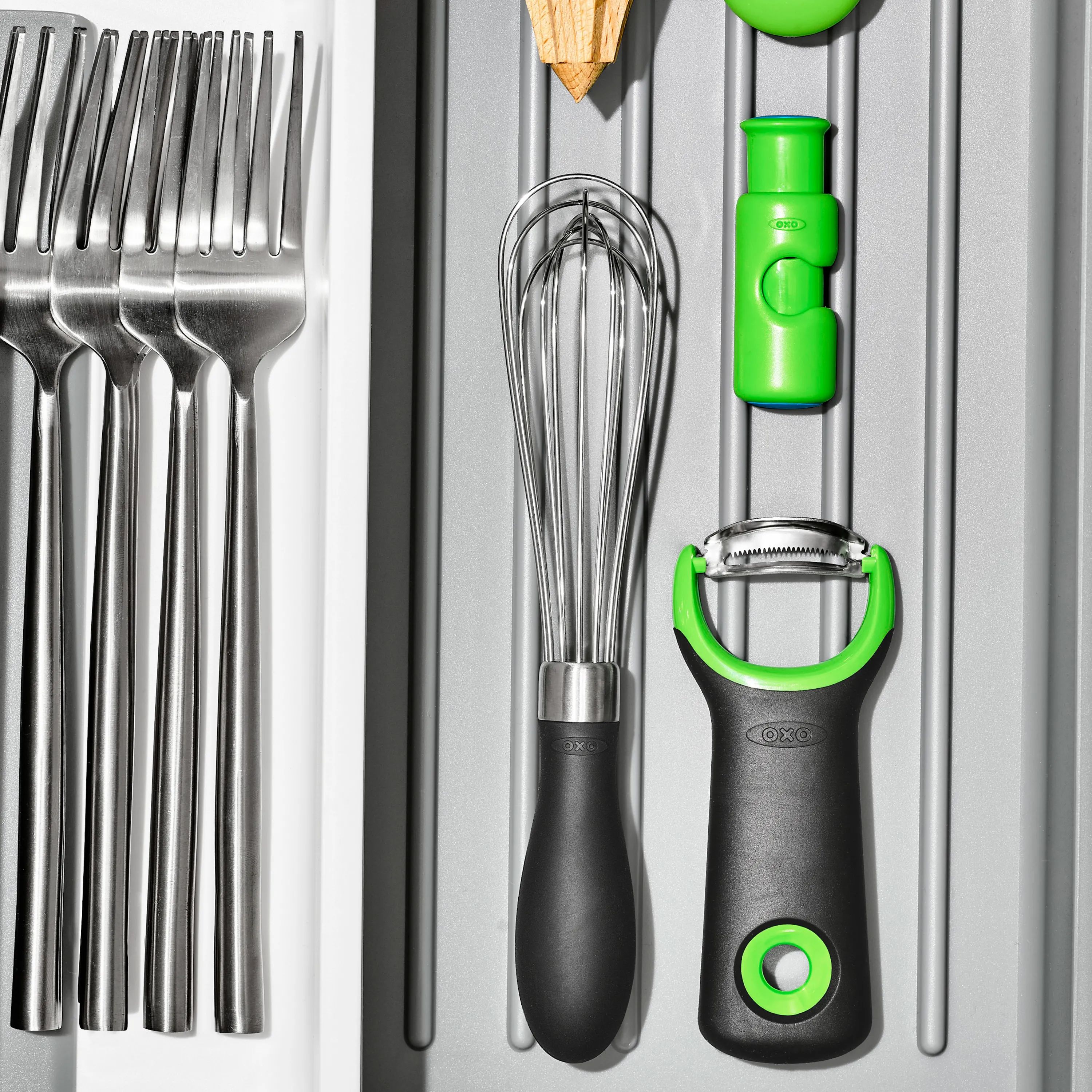 OXO Piskeris Good Grips Mini-piskeris i Stål/sort, 3