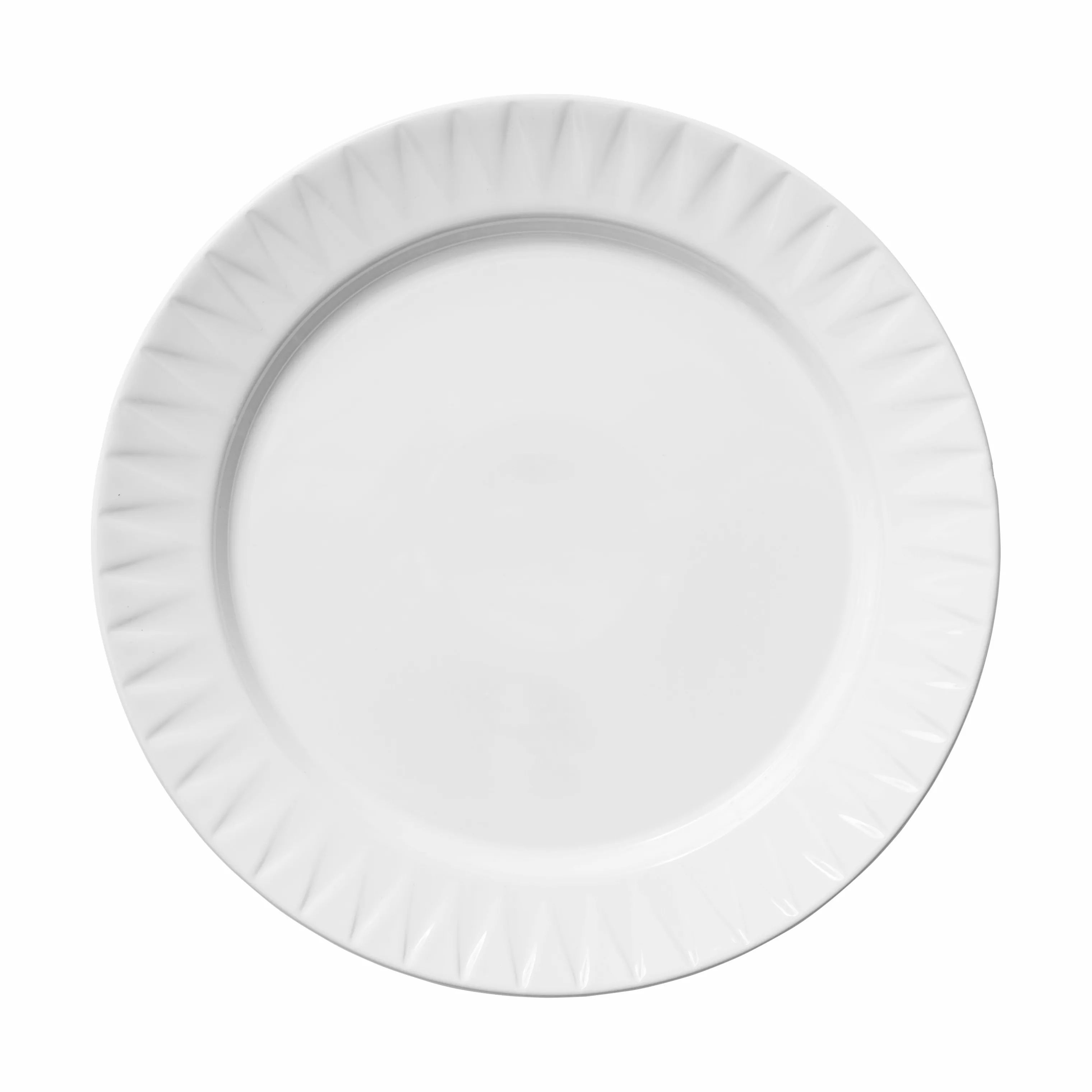 Sagaform Middagstallerkener Coffee & More Tallerken i Hvid, 27,5 cm, 1