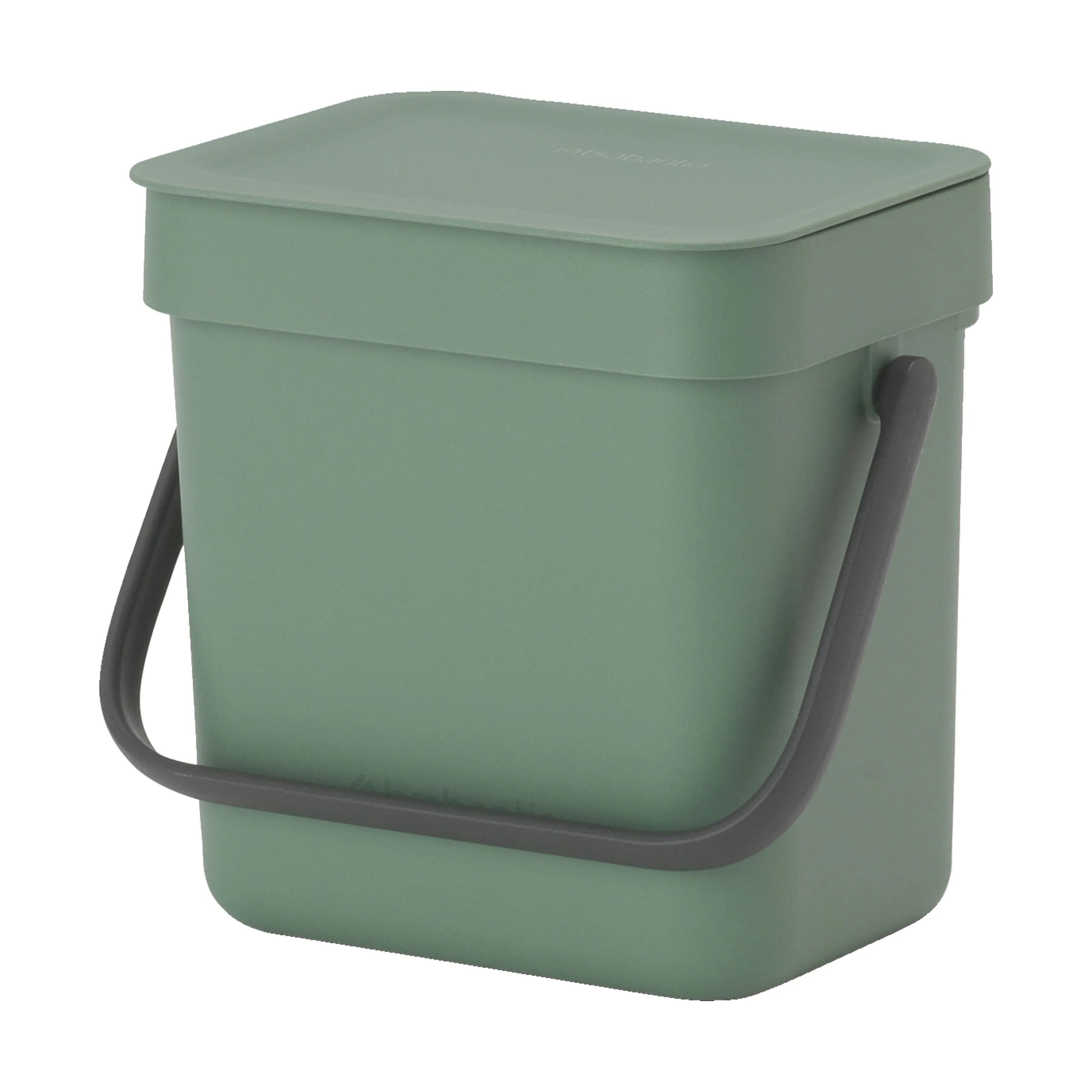 Brabantia Spande uden pedal Sort & Go Affaldsspand i Grøn, 3 L, 1
