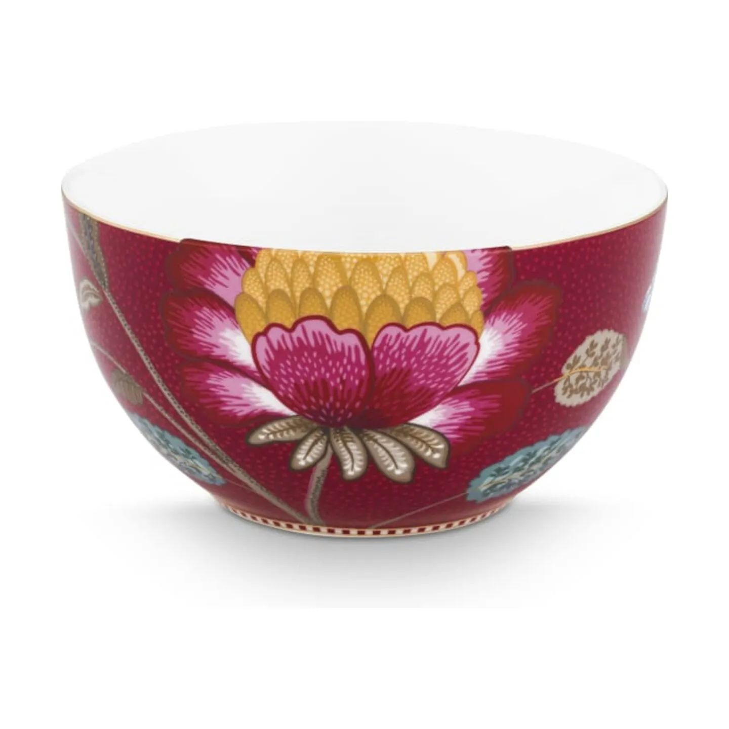 PIP Studio Serveringsskåle Blooming Tales Skål i Rød, 15 cm, 3