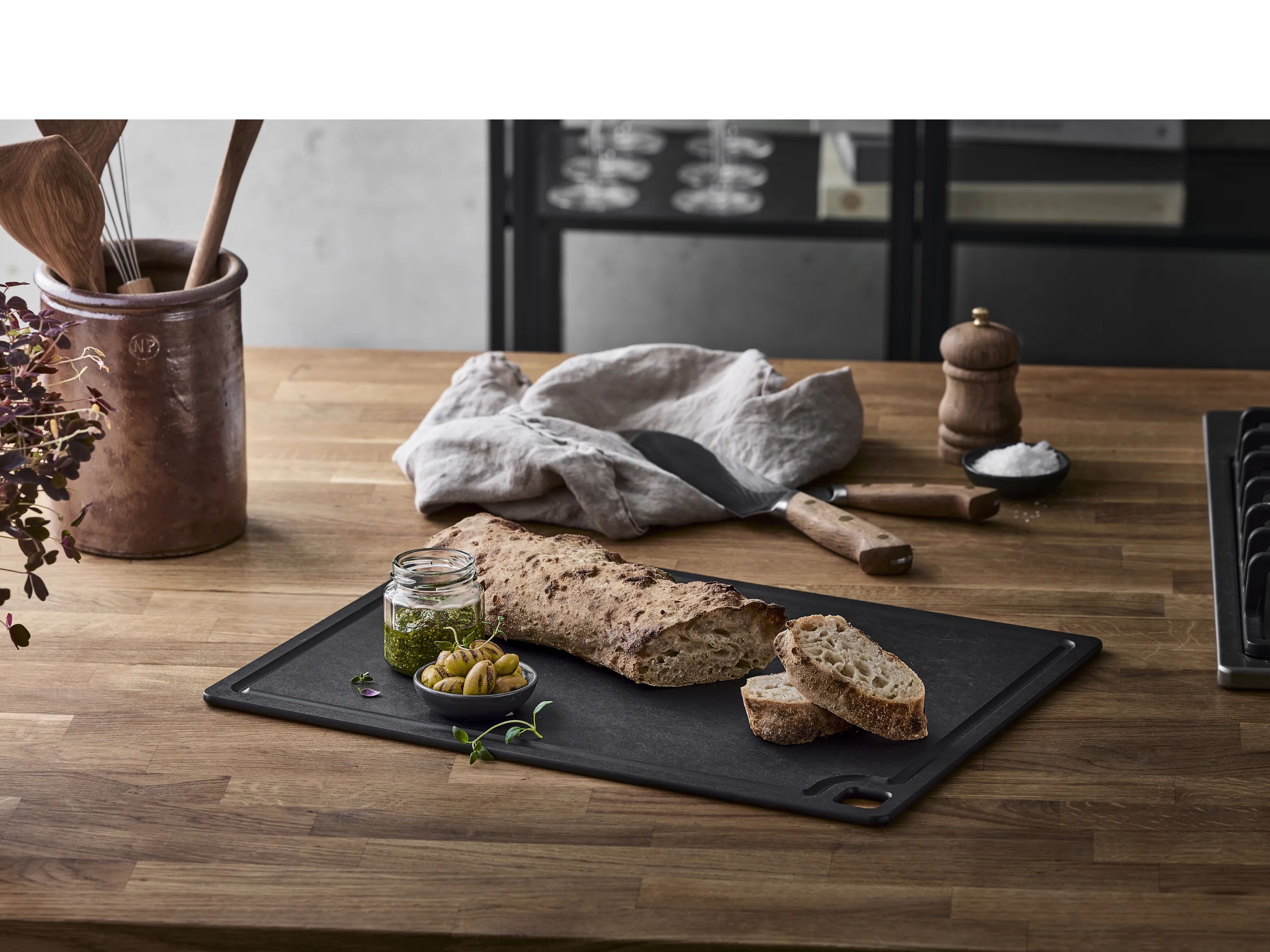 Pillivuyt Gourmet Skærebrætter Ellé Skærebræt i B32,5 x L44 cm, 2