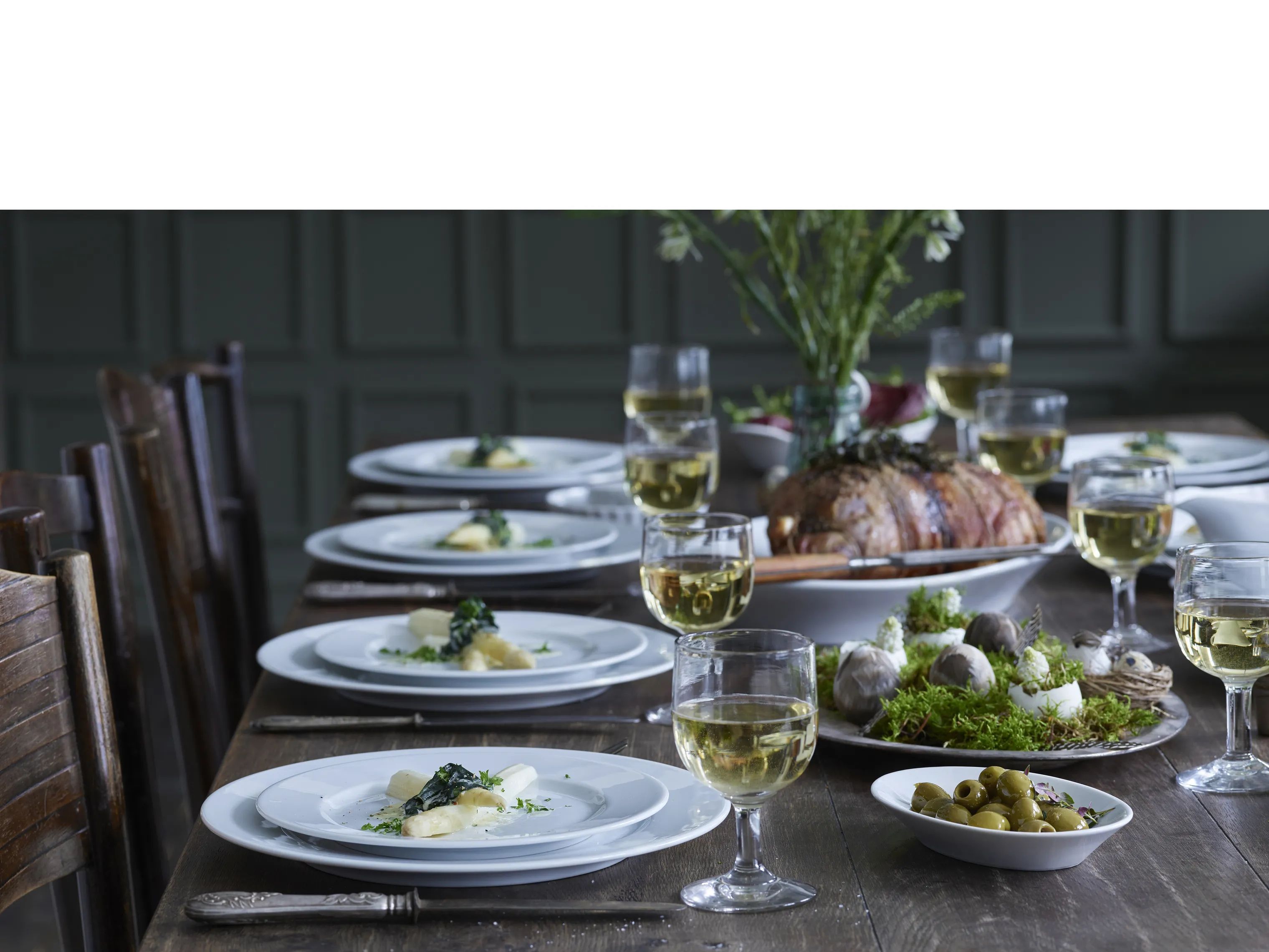 Pillivuyt Frokosttallerkener Sancerre Frokosttallerken i Hvid, 22 cm, 3