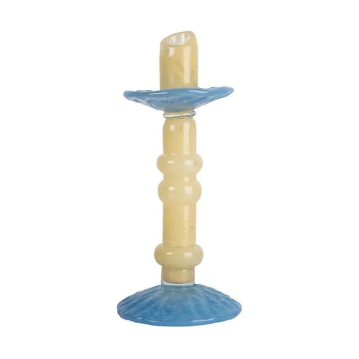 ByOn Kronelysestage Lysestage - Lara i Light beige/light blue, 26 cm, 1