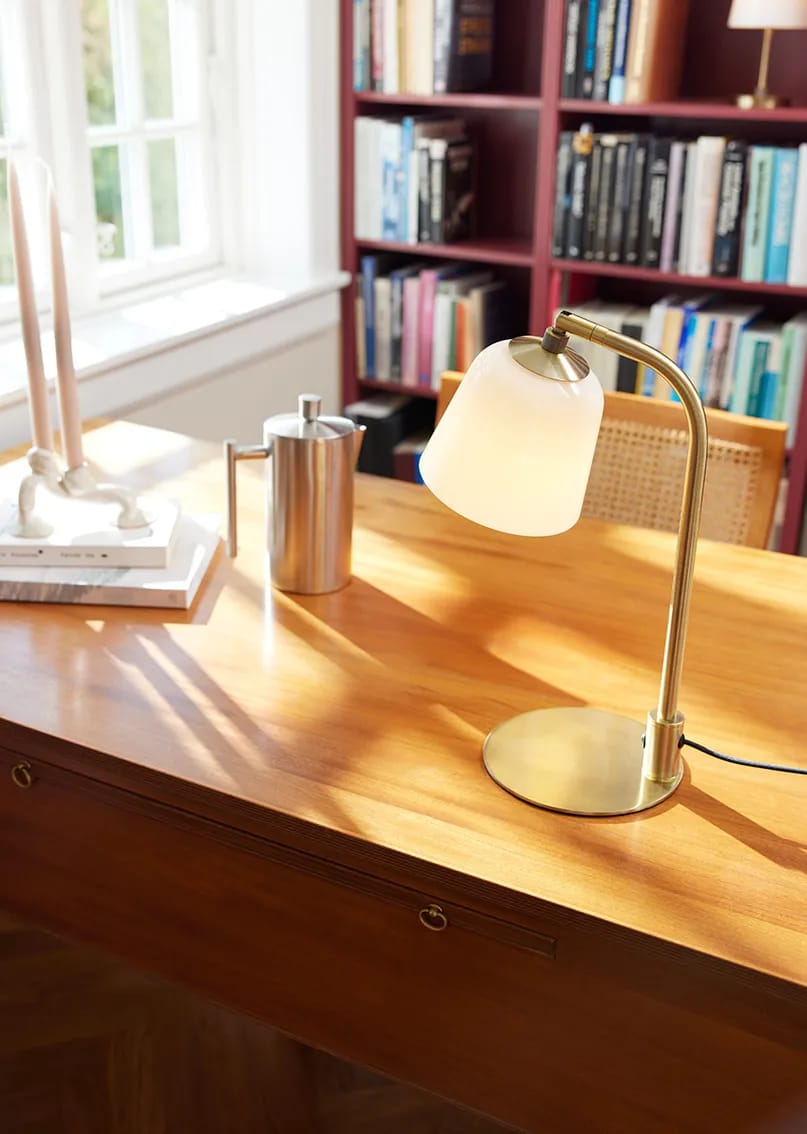 Halo Design Bordlamper ROOM 49 Bordlampe i Antique/ Opal, 2