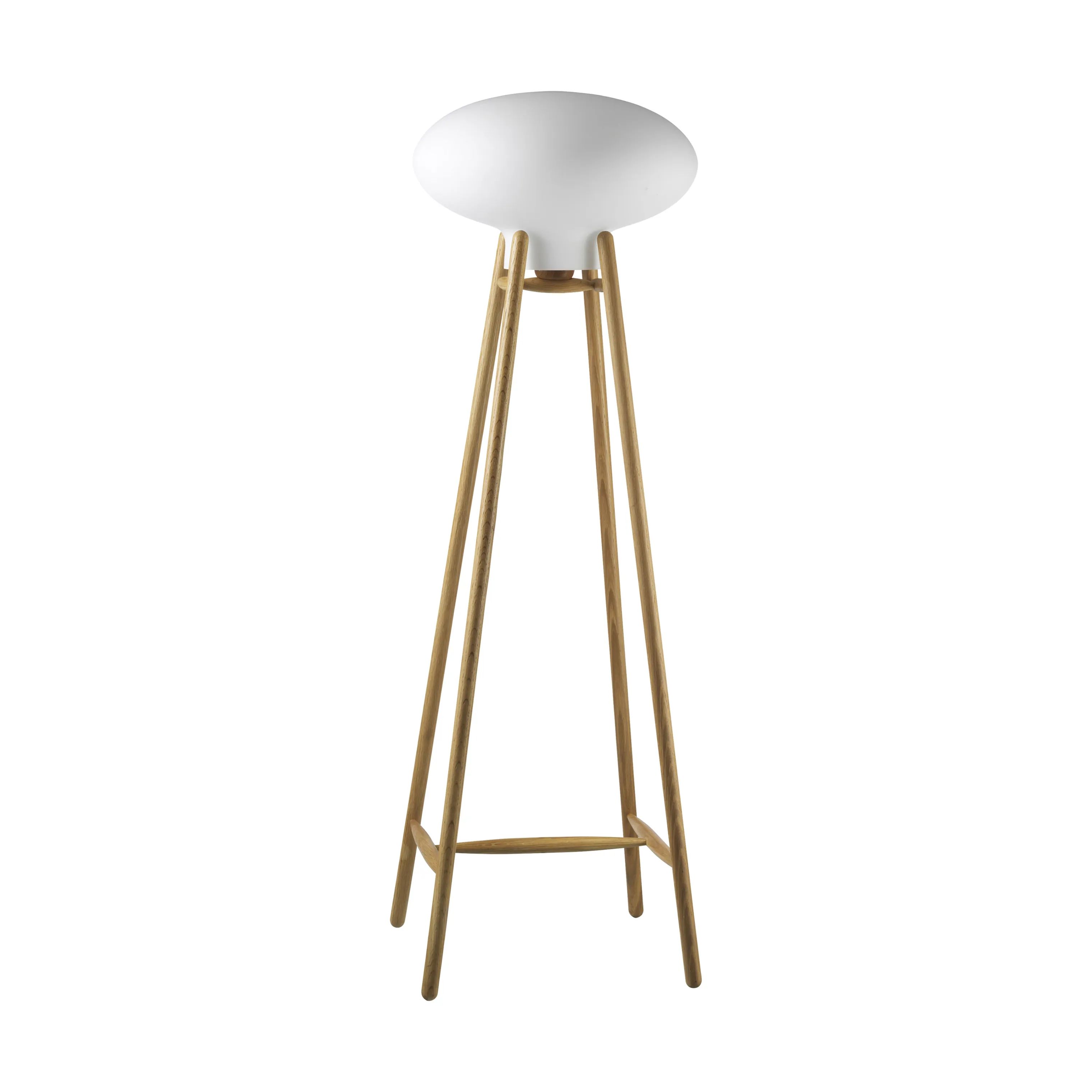FDB Møbler Gulvlamper U5 Hiti Gulvlampe i Natur opal, 1