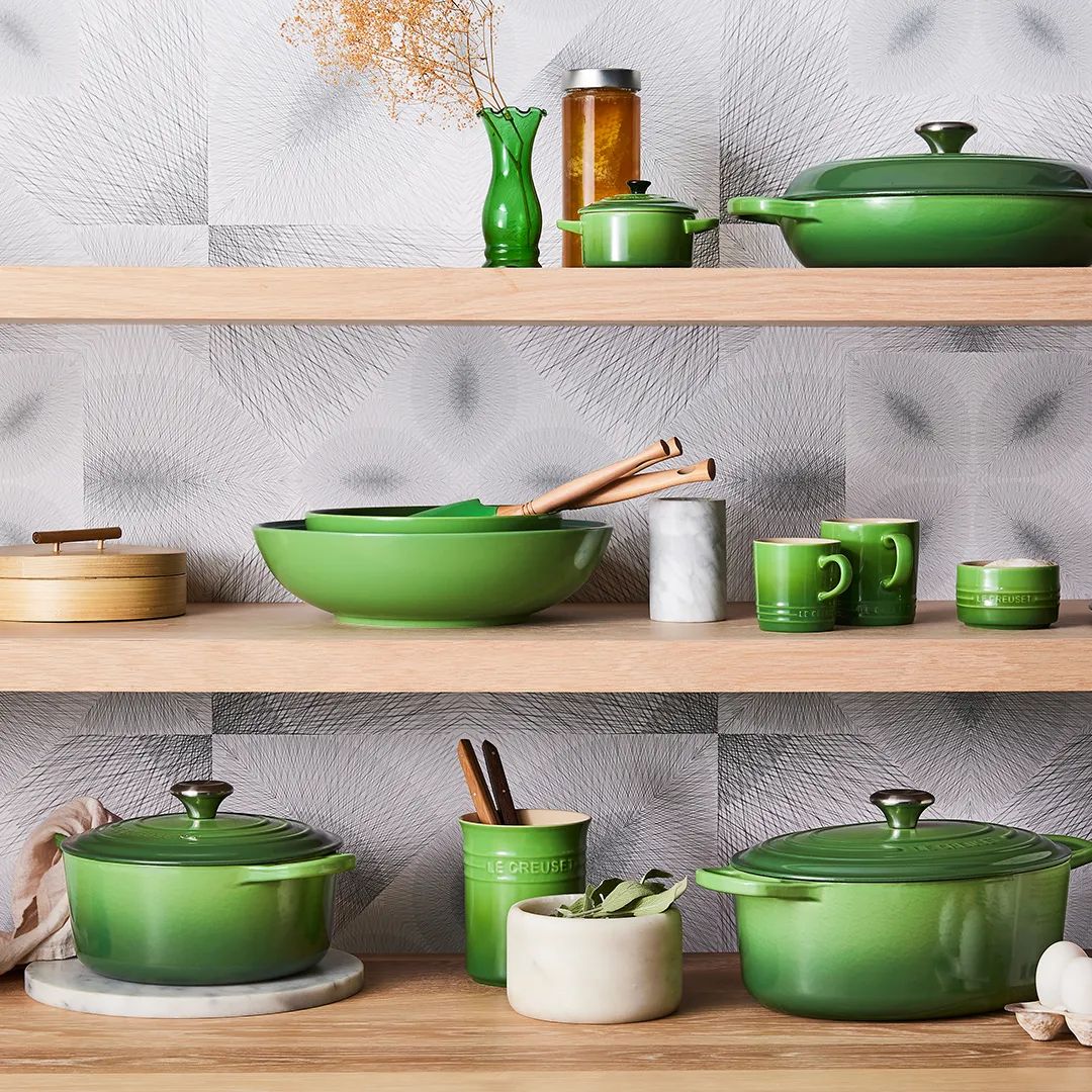 Le Creuset Krukker til køkkenredskaber Redskabskrukke i Grøn, 1.1 L, 5