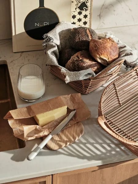 Broste Copenhagen Brødkurve Safi Kurv i 30 cm, 2
