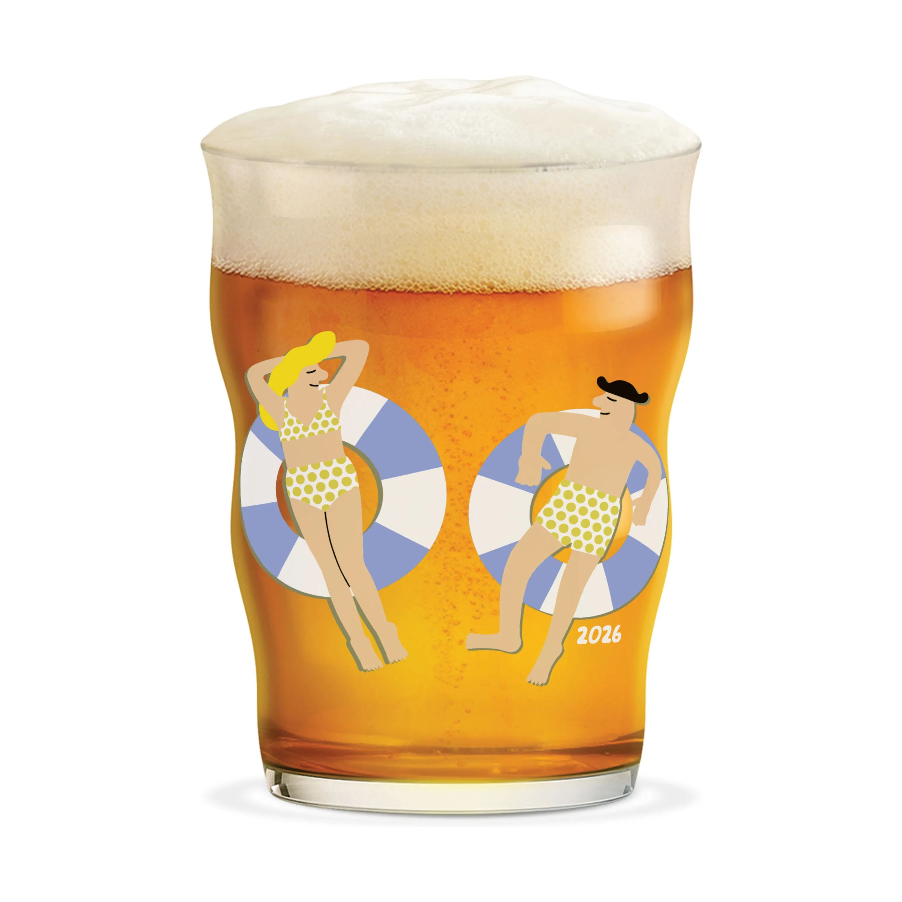 Holmegaard Ølglas Mikkeler Mikkeller Pint Ølglas 2026 i Klar, 4