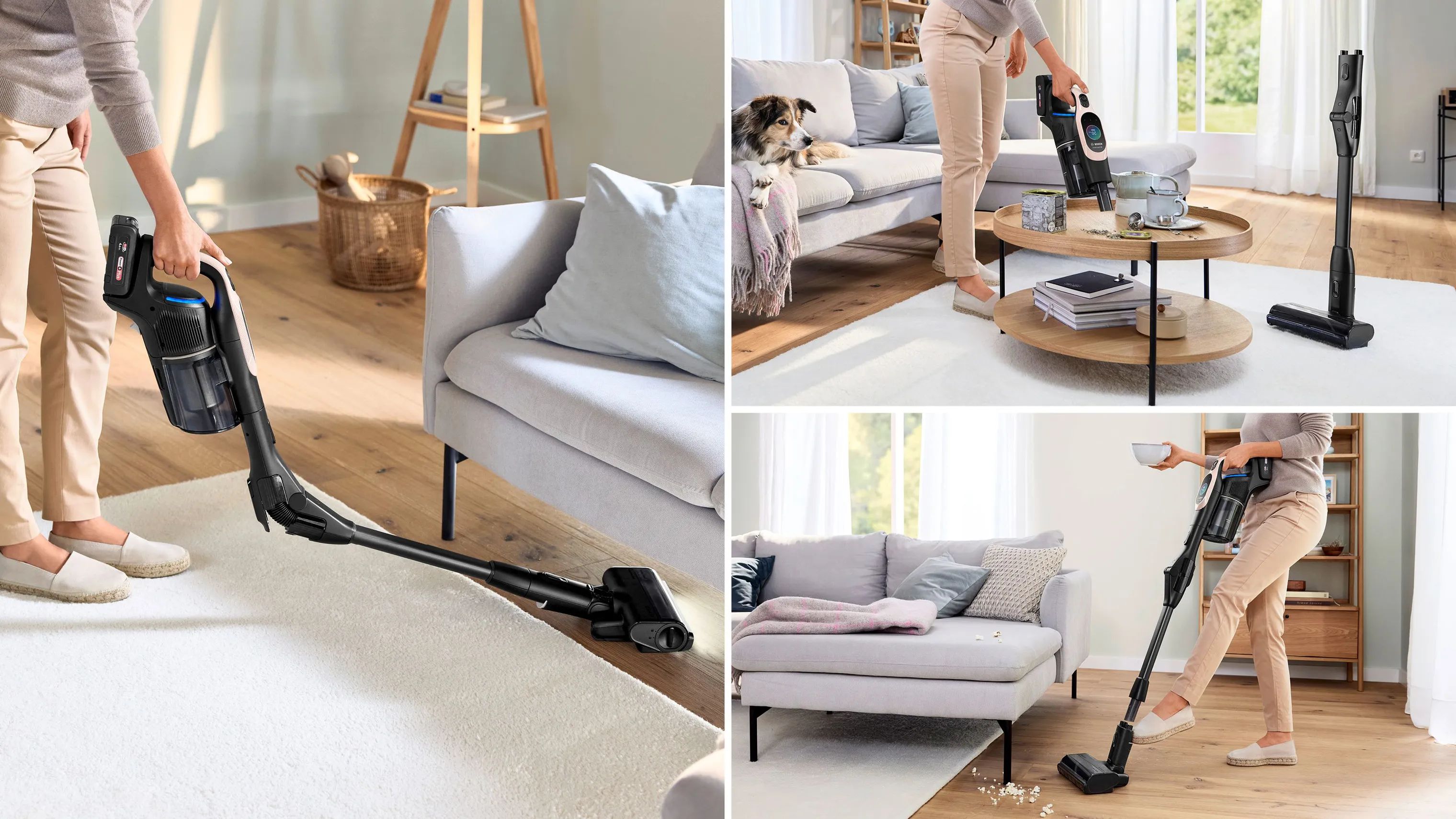 Bosch Støvsugere 2-i-1 Støvsuger Unlimited R10 Stick i Rose, 2