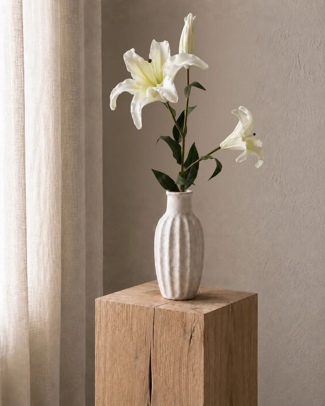 everbloom Kunstige blomster Artificial Flower Kunstig Blomst - Lilje i Hvid, 2