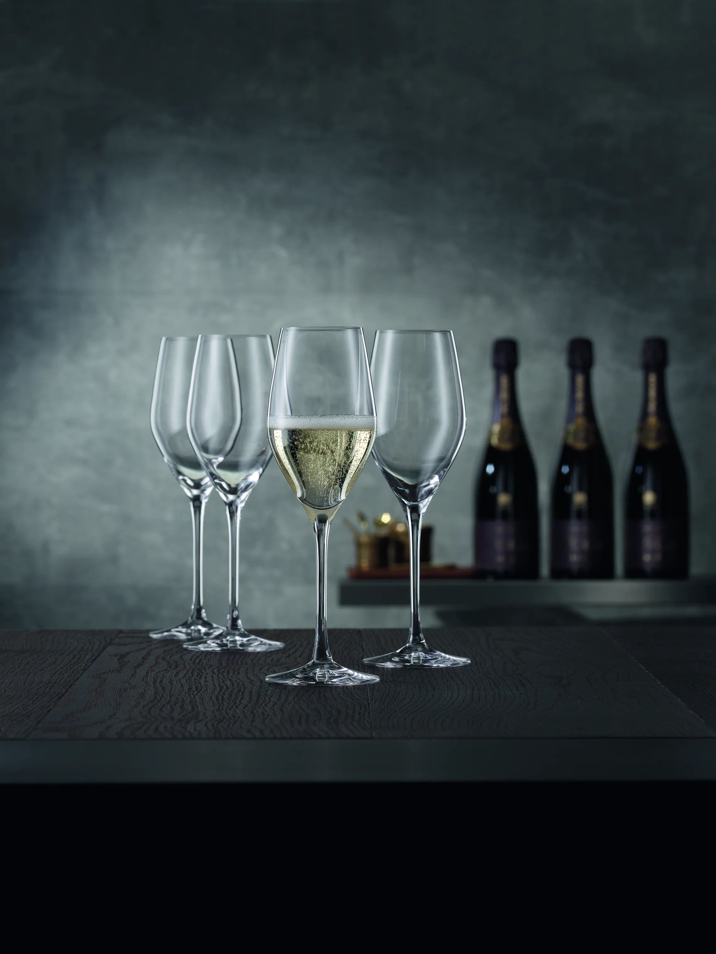 Spiegelau Champagneglas Authentis Champagneglas  - 4 stk. i Klar, 27 cl, 2