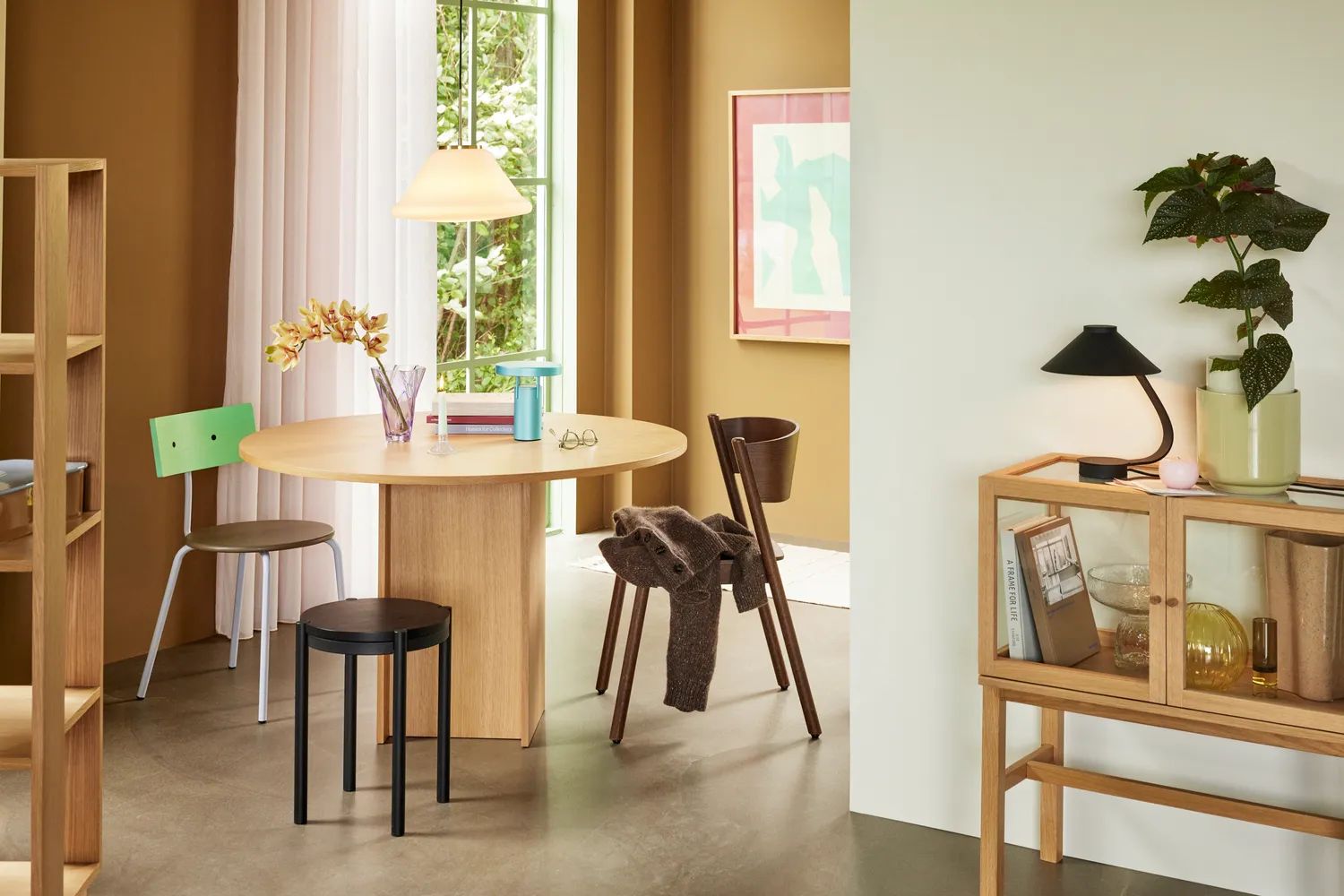 Hübsch Spiseborde Straight Spisebord i Natur, 4